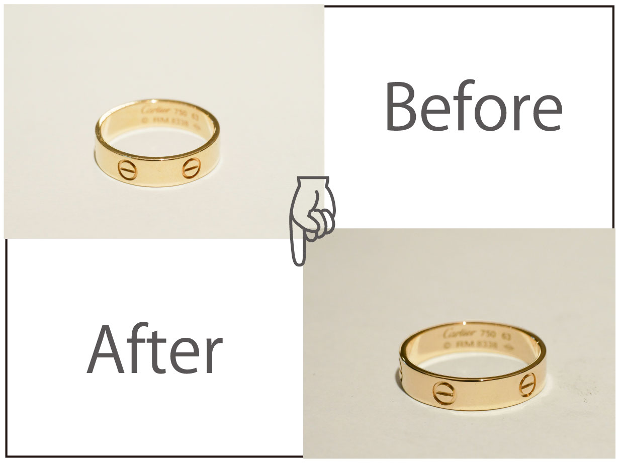 カルティエのゴールドラブリングを2号大きく 大阪 心斎橋 南船場にあるトータルジュエリー専門店 オリジナルジュエリーからオーダー リフォーム 修理まで