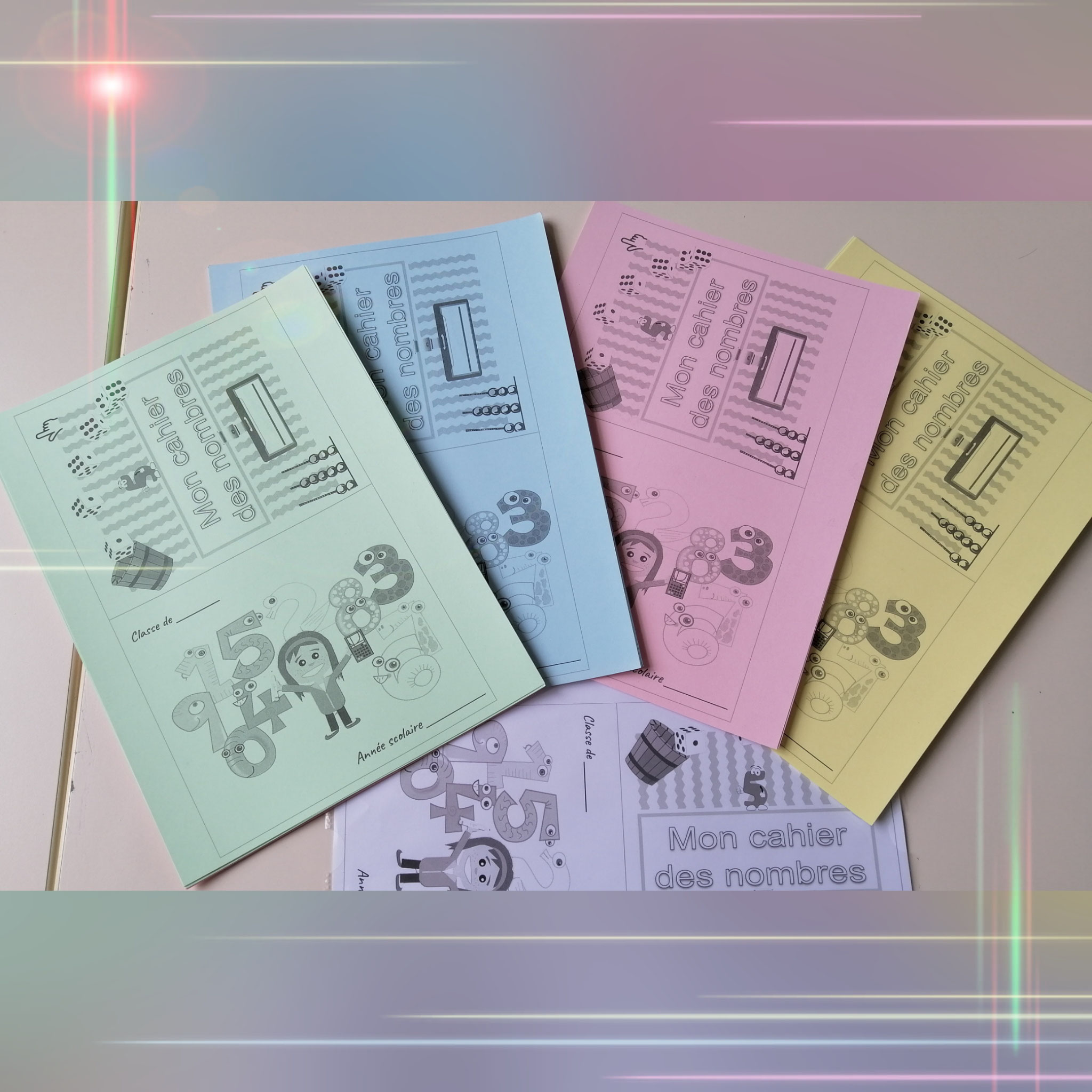 Page De Garde Cahier Mhm Mathématiques MHM - Couverture Cahier de nombres - Bien en classe! Pédagogie positive