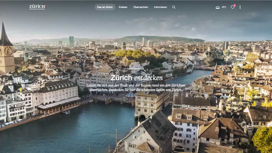 Bildanimation Bewegtbild Und Cinemagraph Fur Website Zurich Tourismus Vincent Webdesign