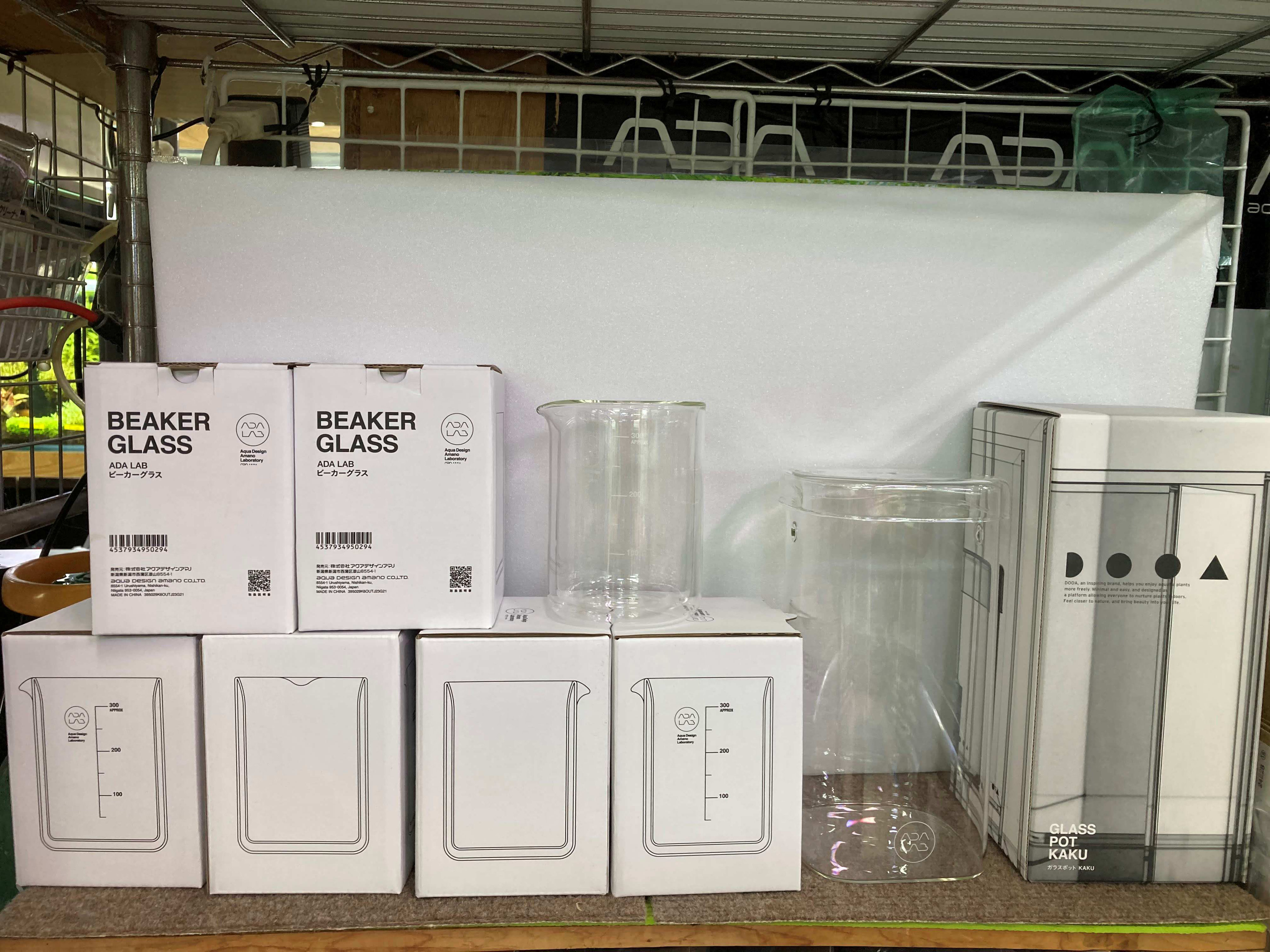 ADA LAB限定 ガラスポット KAKU 2個 ADA LAB TOKYO | ・ GLASSPOT KAKU ADA LAB限定のガラスポット