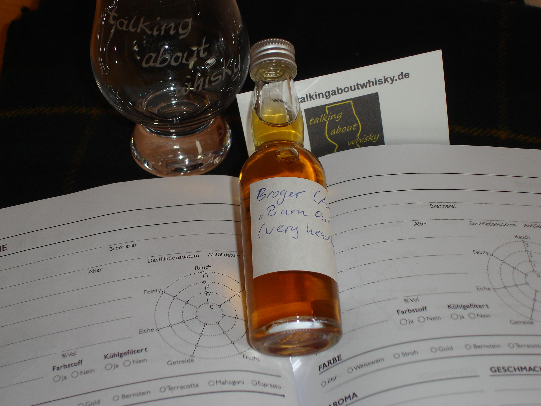 QuickNotes Broger Burn Out Heavily Peated Talking about Whisky