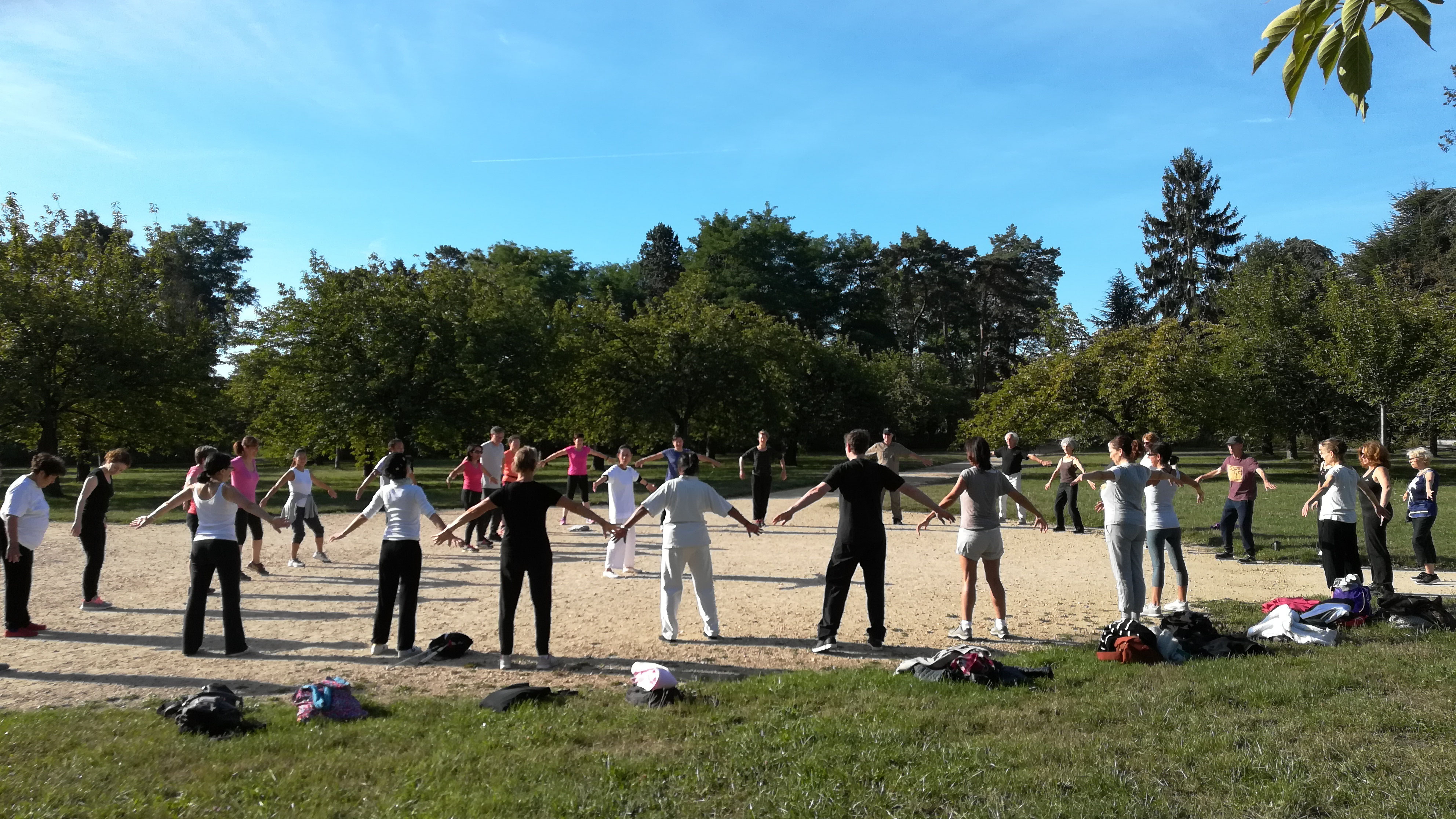 Qi gong au parc de Sceaux Mindfulness, taichi, qi gong et yoga