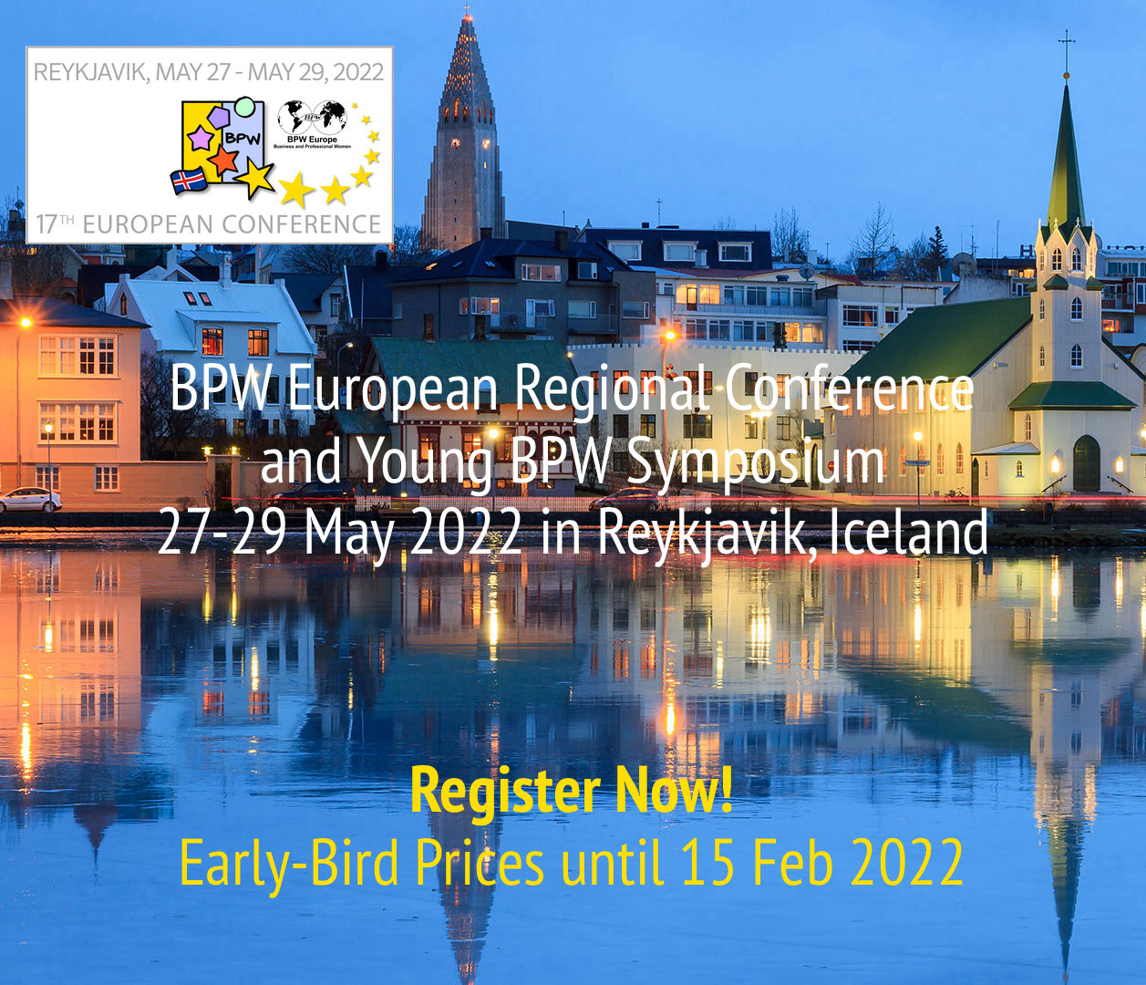 BPW Regional Conference Europe EarlyBird Prices until Mid February