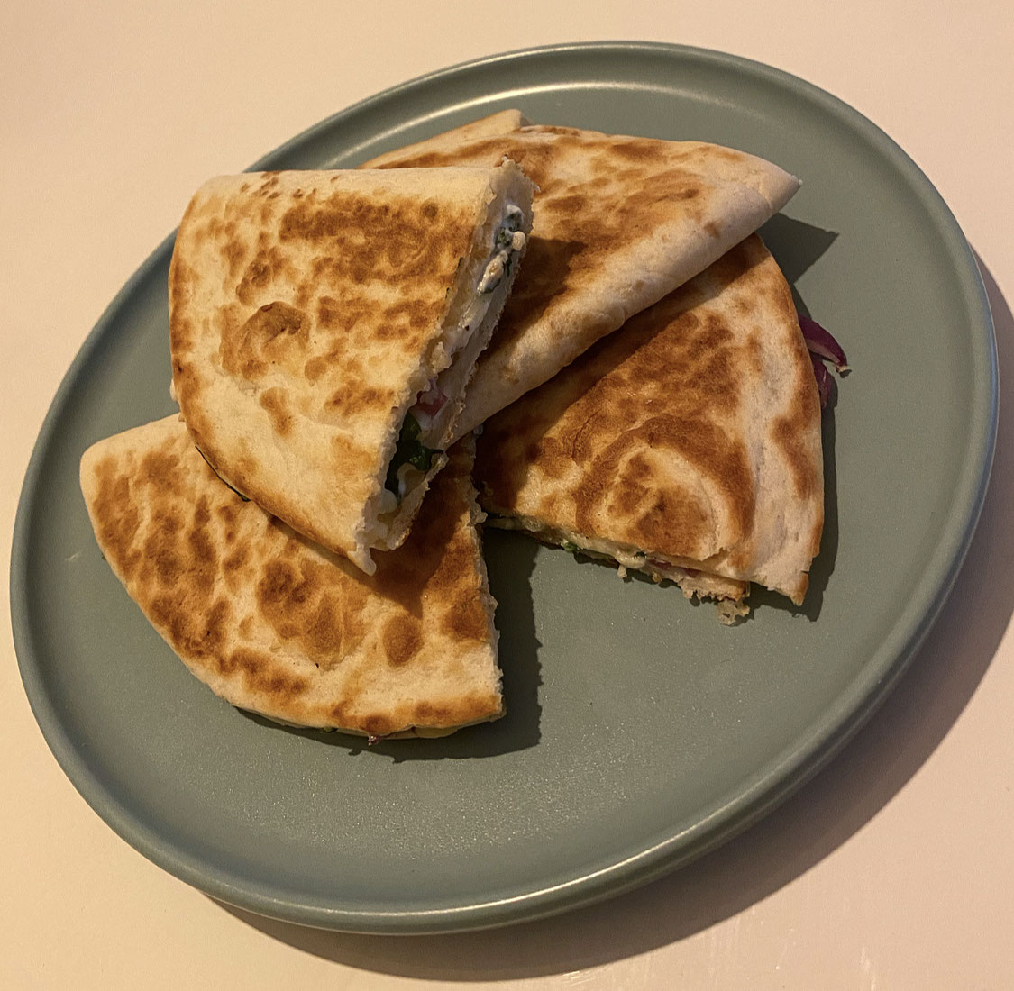 Quesadillas met spinazie en geitenkaas De website van leboulanger!
