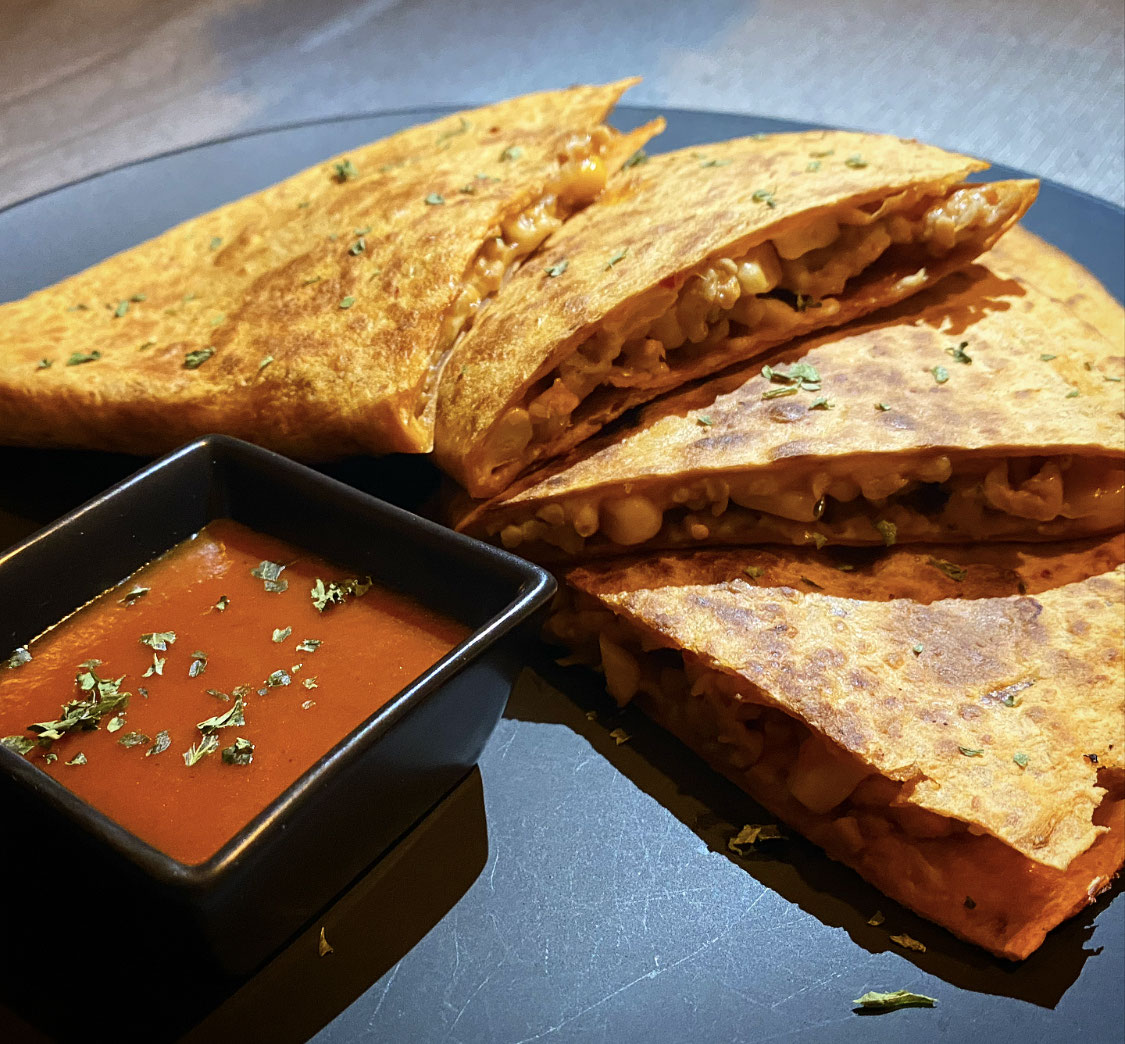 Quesadillas met pittig kipgehakt en mais De website van leboulanger!