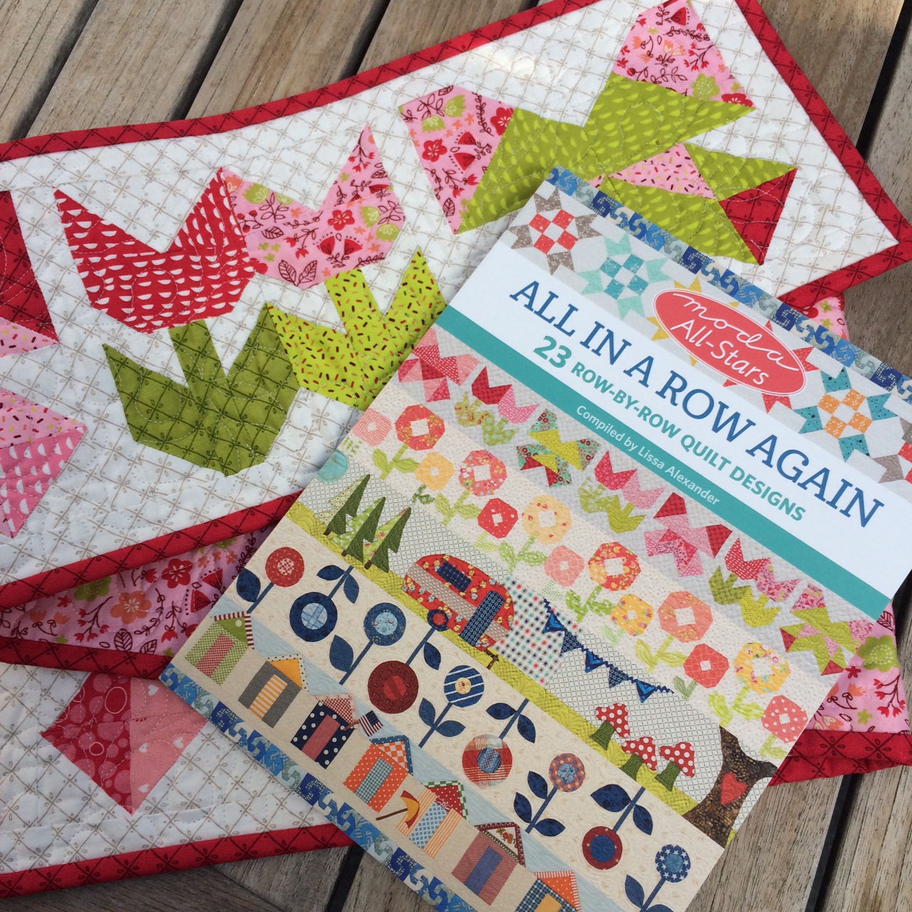 Moda All-Stars All in a Row Again 23 Row-by-Row Quilt Designs
