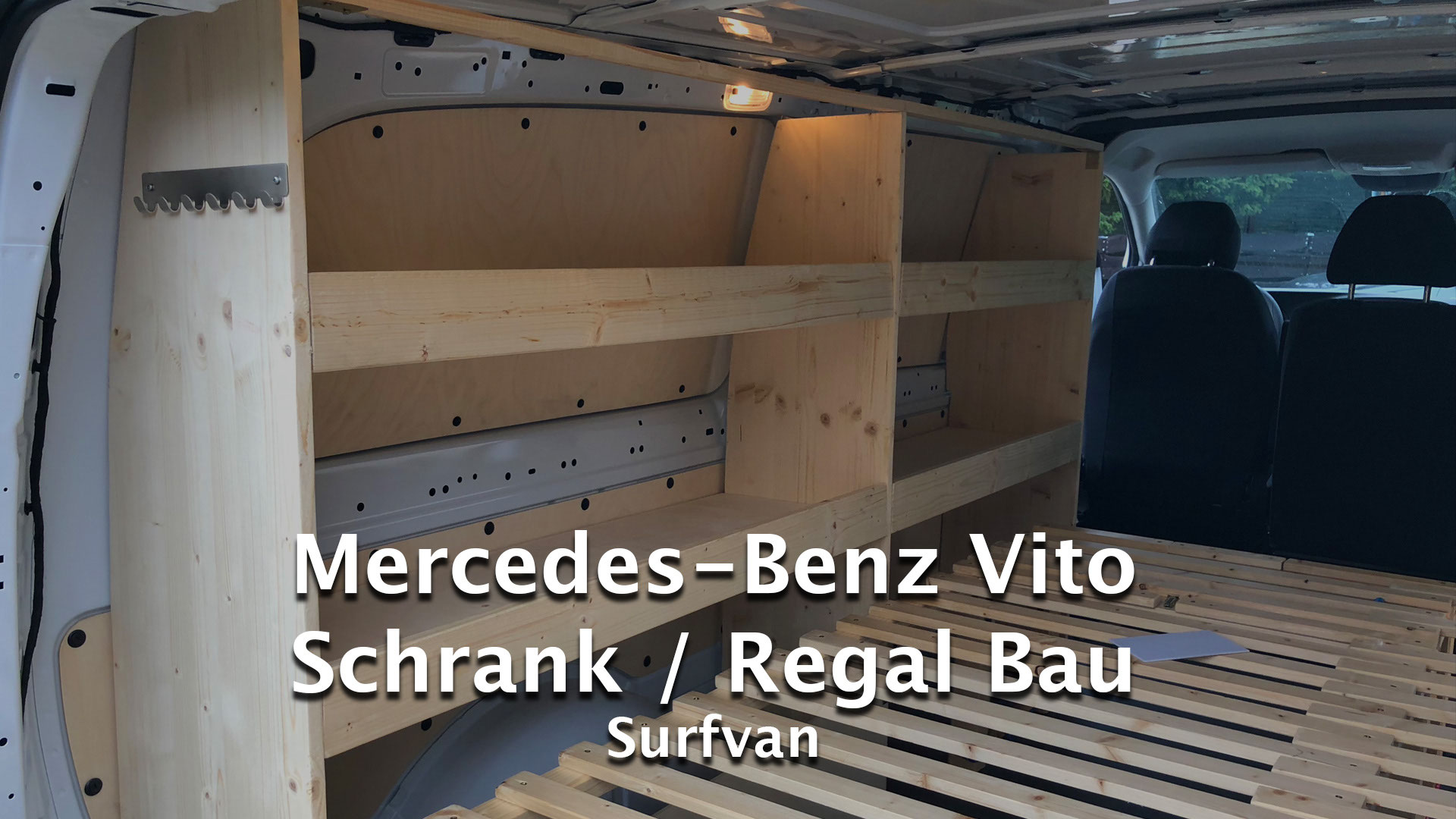 Mercedes Benz Vito Schrank Regal Bau Digital Content Creator