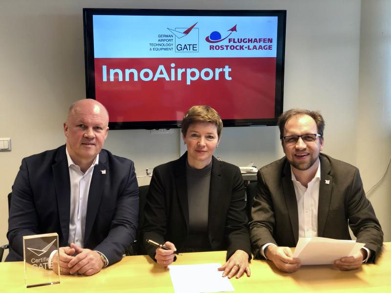 InnoAirport Cooperation with Rostock Airport GATE Technology