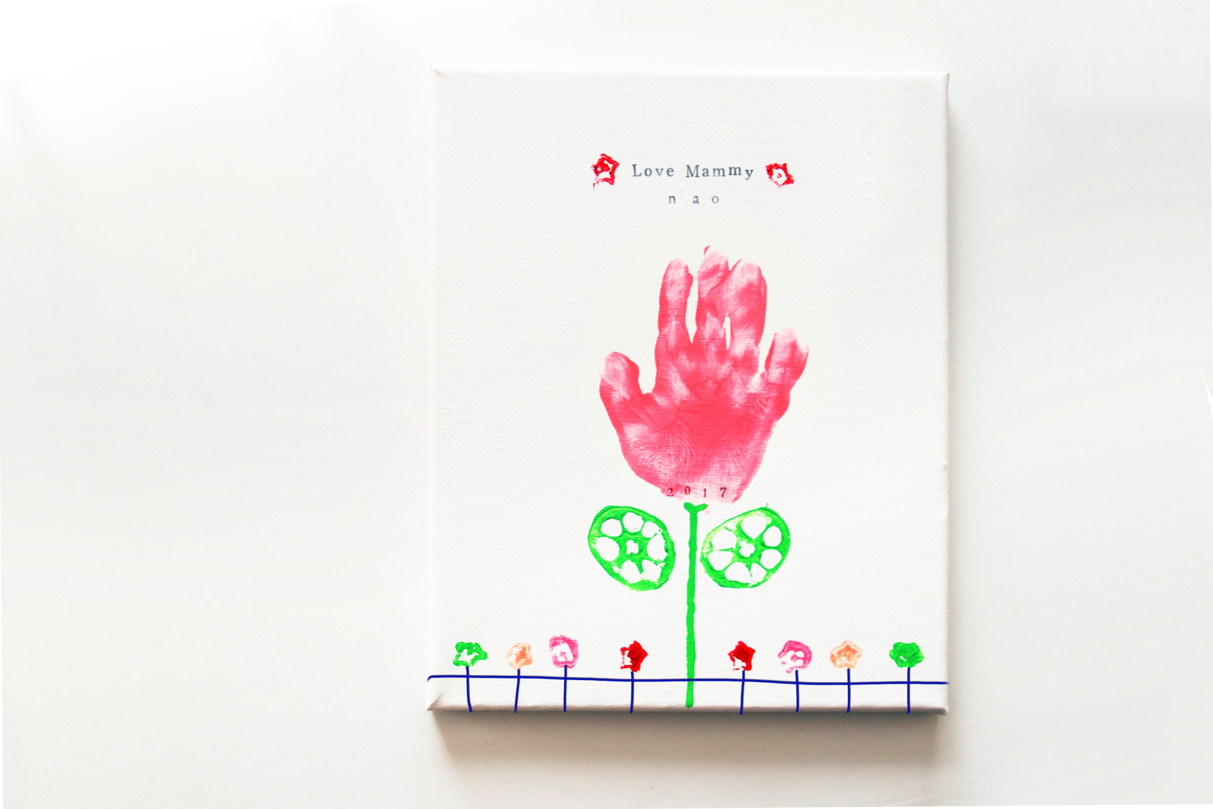母の日手作り特集4 手形アートファブリックパネルづくり にがおえtシャツ 母の日手作り特集4 手形アートファブリックパネルづくり にがおえtシャツ