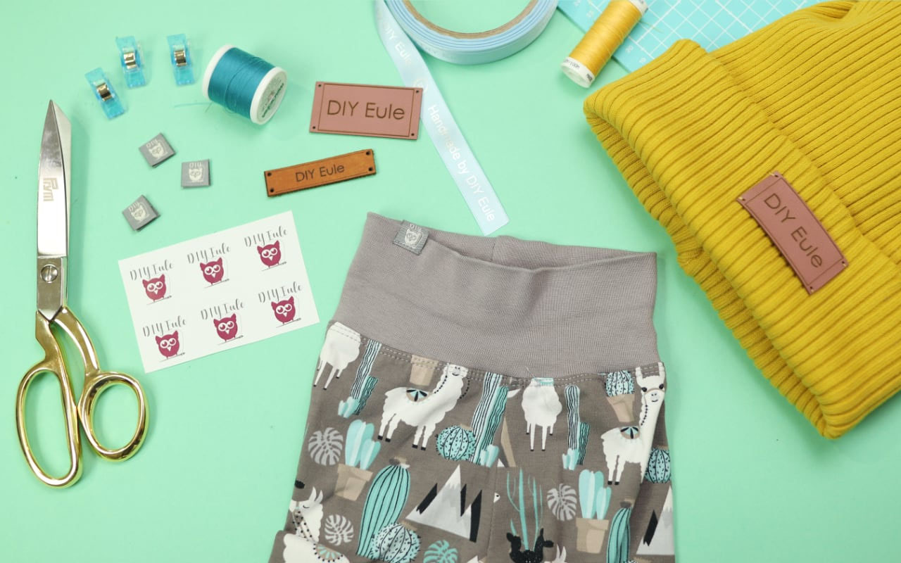 Eigene Label erstellen DIY Eule