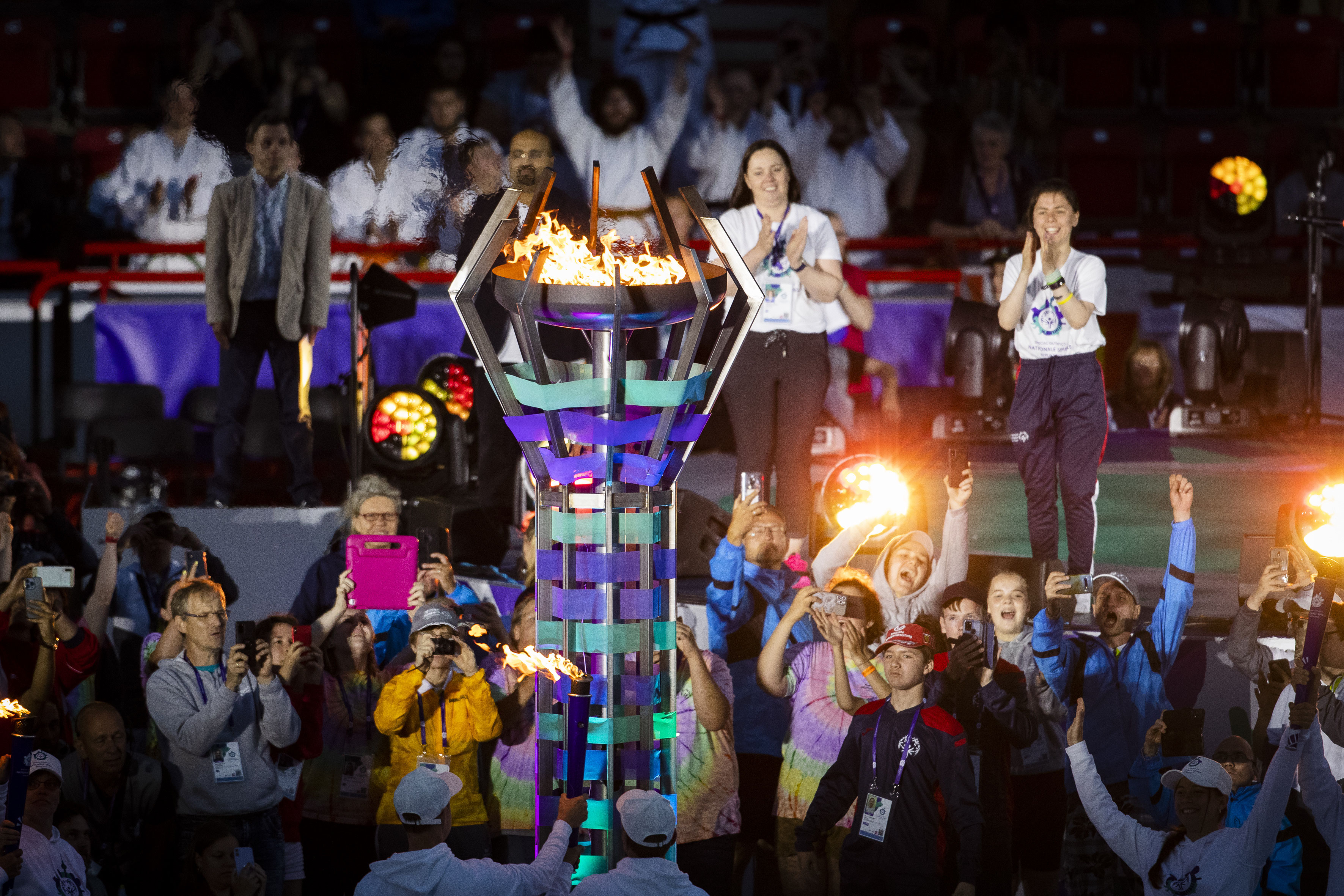 Special Olympics World Games Fackellauf am 16. Juni durch die Gärten