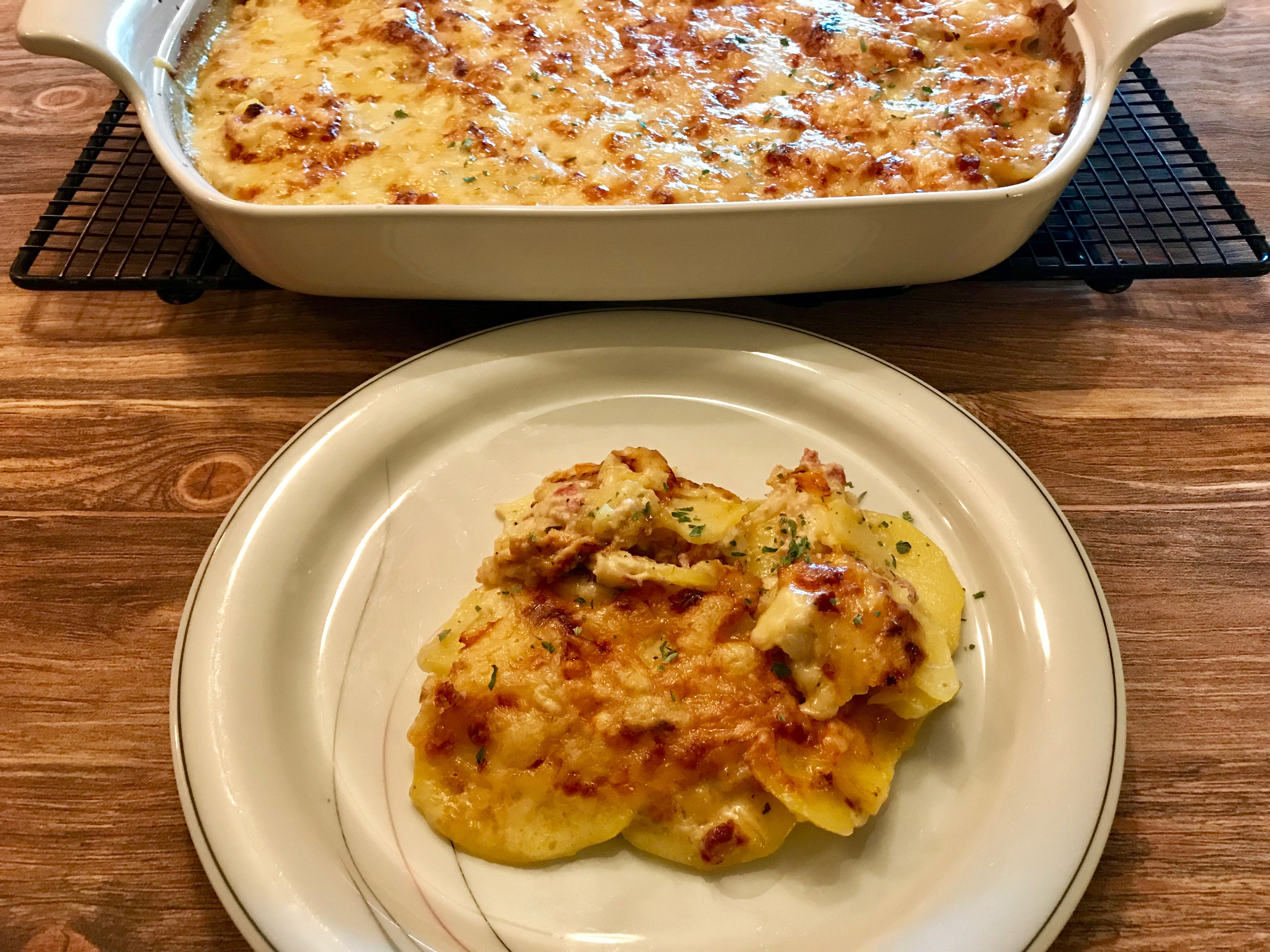 Kartoffel-Gratin aus dem flachen Bäker von Pampered Chef® - Pampered ...