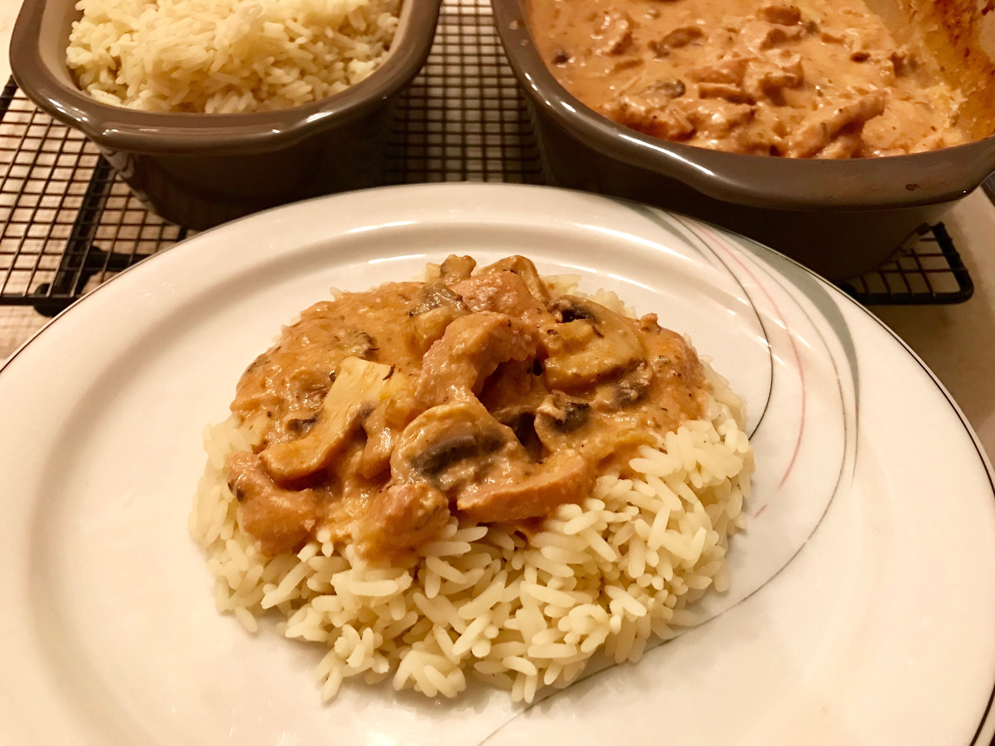 Geschnetzeltes Mit Reis