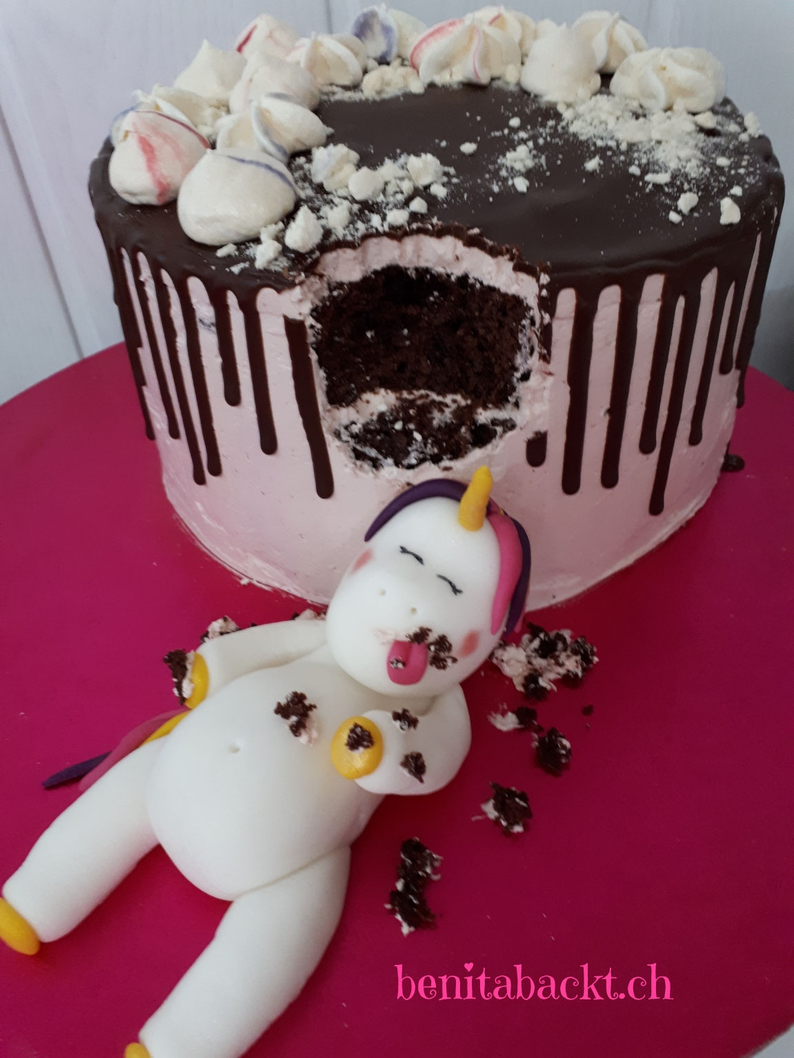 Verfressenes Einhorn Benita Backt Webseite