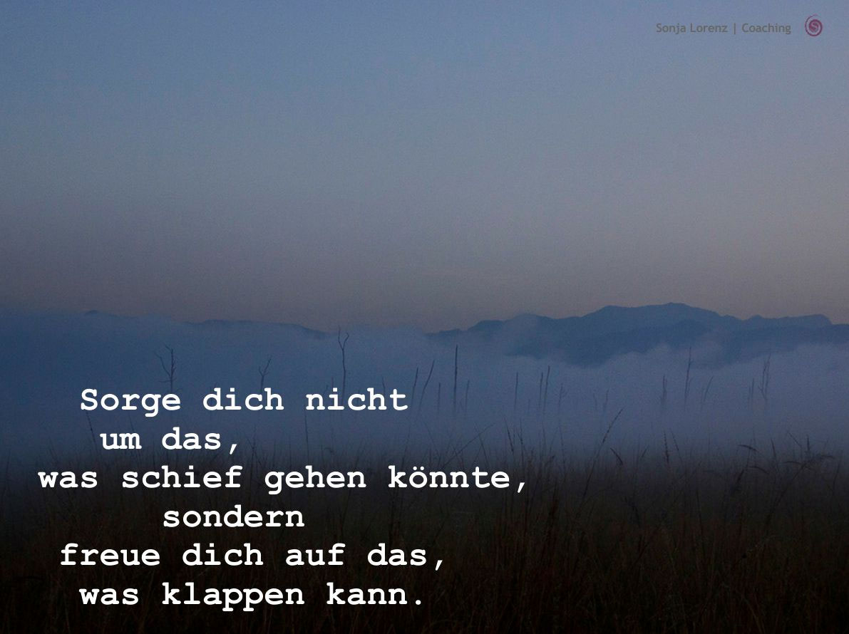 Was kann gut klappen? Sonja Lorenz Coaching