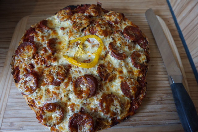 Rezept Fladenbrot Pizza | gute Resteverwertung - low carb Rezepte