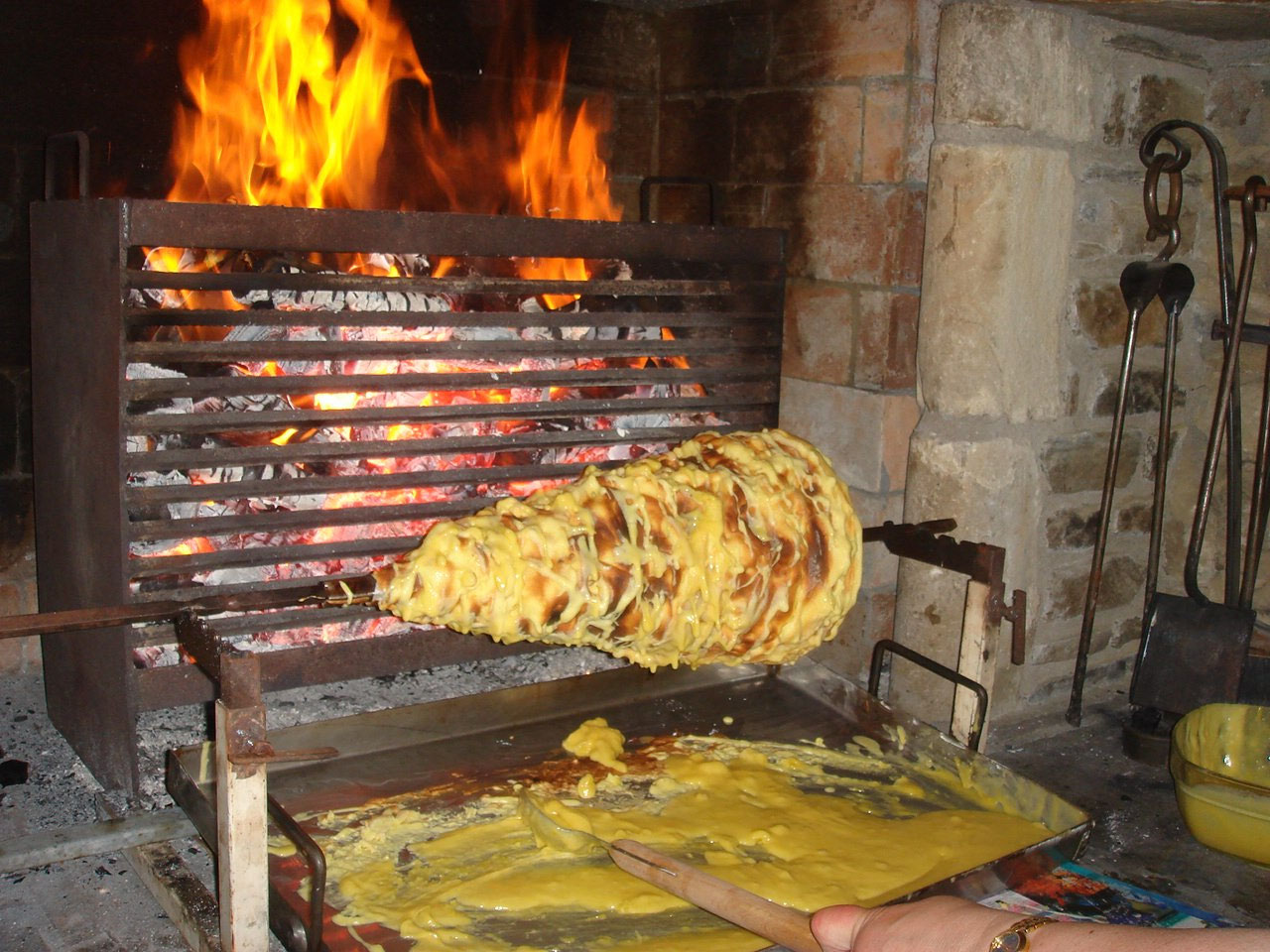 Un gâteau à la broche ?