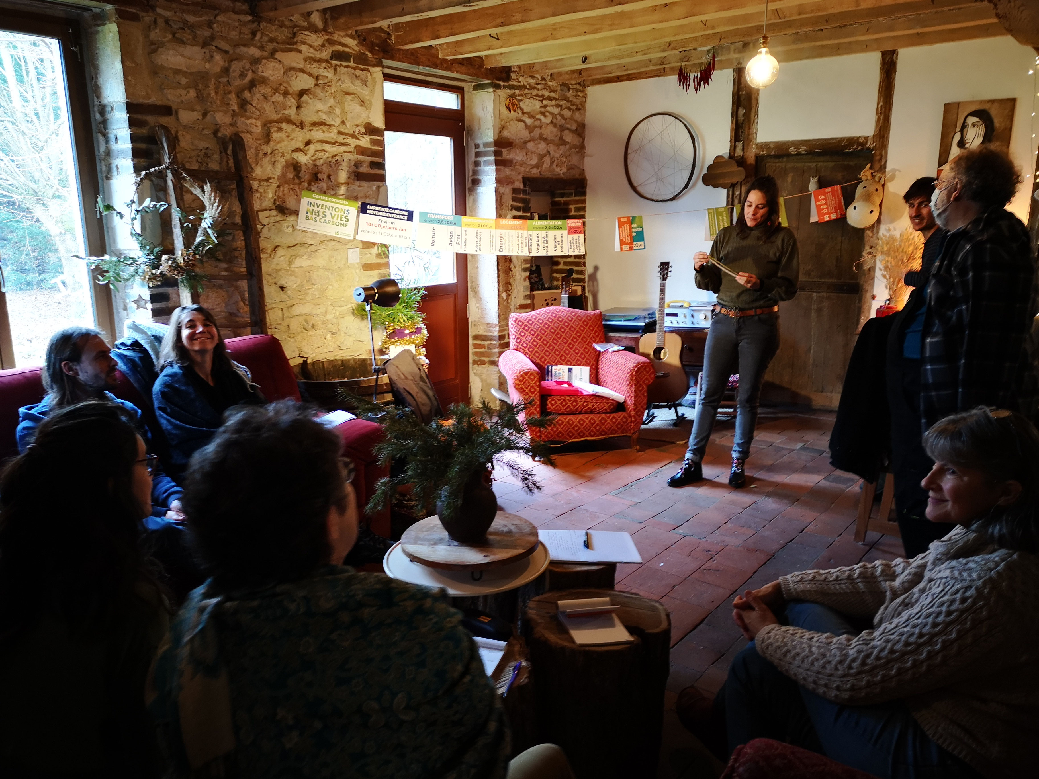 Animation du Kit "Inventons Nos Vies Bas Carbone" Ecolieu La Filerie
