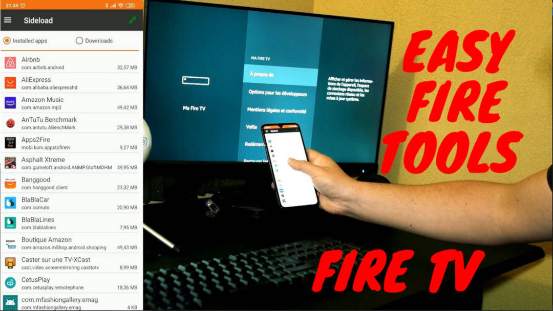 Easy Fire Tools installer les Applications smartphone sur Amazon Fire