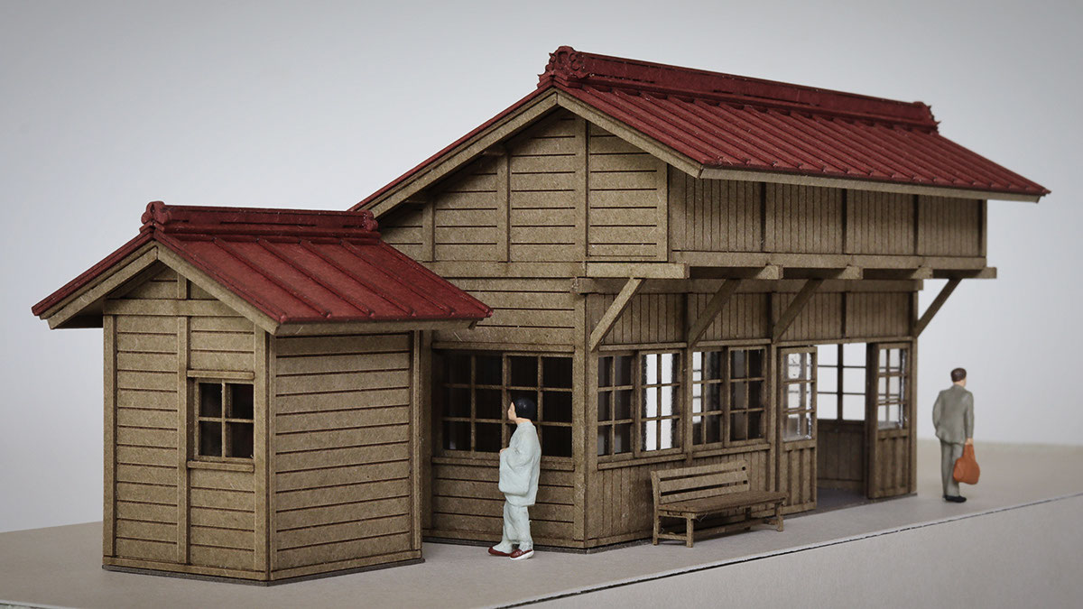 無人駅A」と「便所小屋B」６月上旬発売予定 - 梅桜堂（ばいおうどう）
