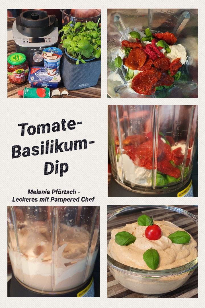 Tomate-Basilikum-Dip - Melanie Pförtsch - Leckeres mit Pampered Chef