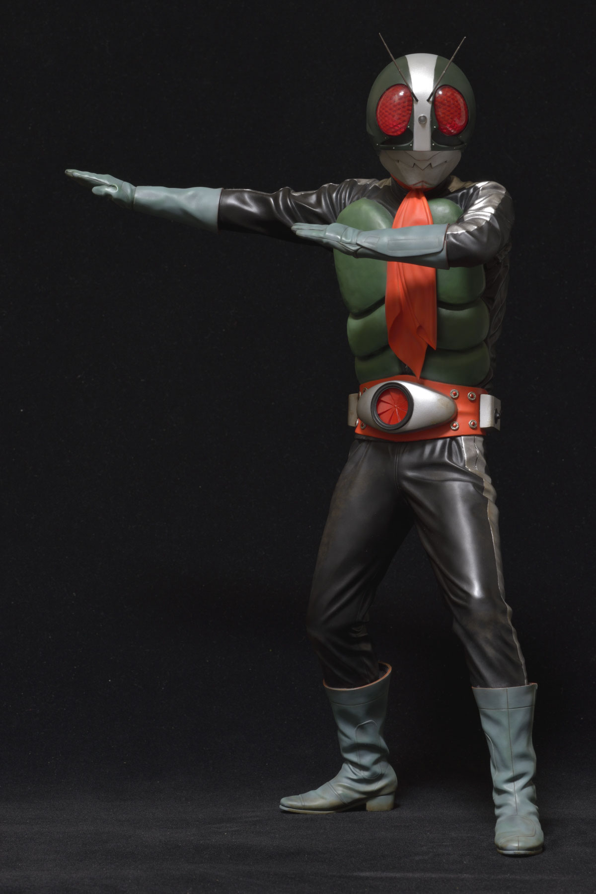 お気に入りの 旧2号 仮面ライダー 海洋堂 塗装済み完成品 ソフビキット メガソフビ 特撮