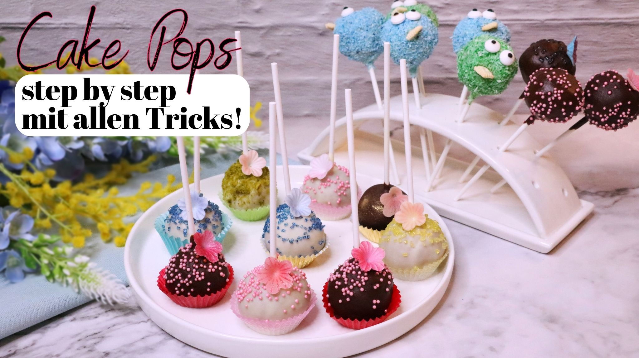 Cake Pops Grundrezept und Varianten/ Cake Popsi osnovni recept i