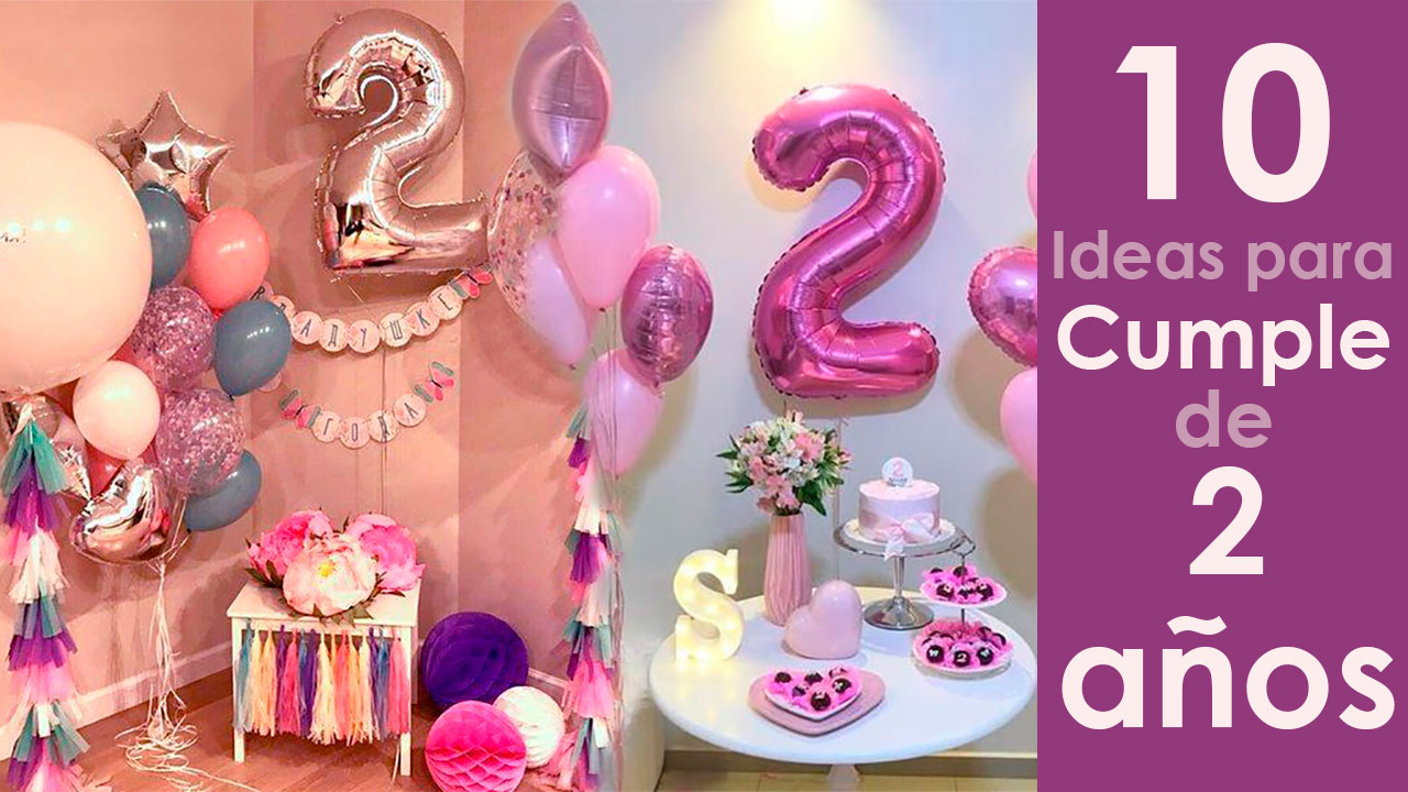 10 Ideas para Cumpleaños de 2 Años de Niña - decoracion para fiestas