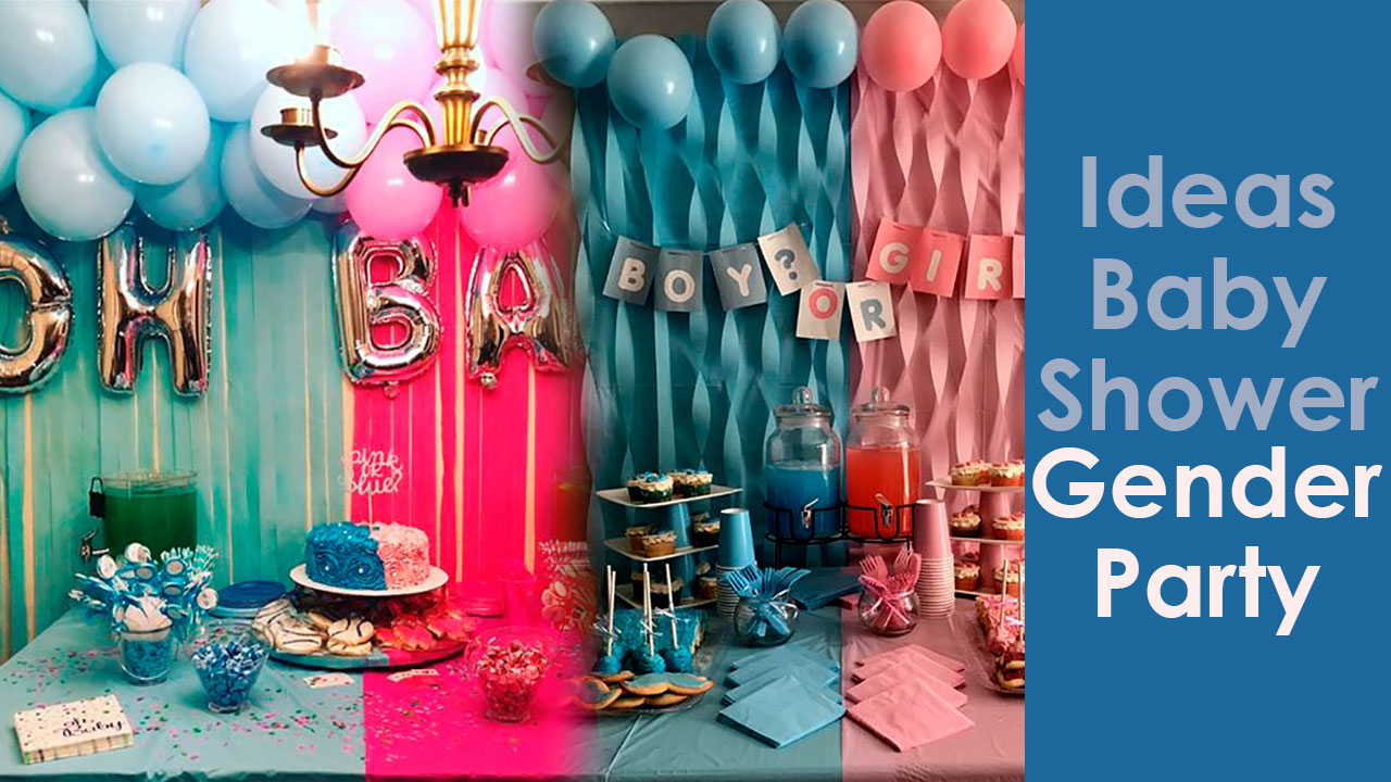 Decoracion para Gender Reveal Party - decoracion para fiestas