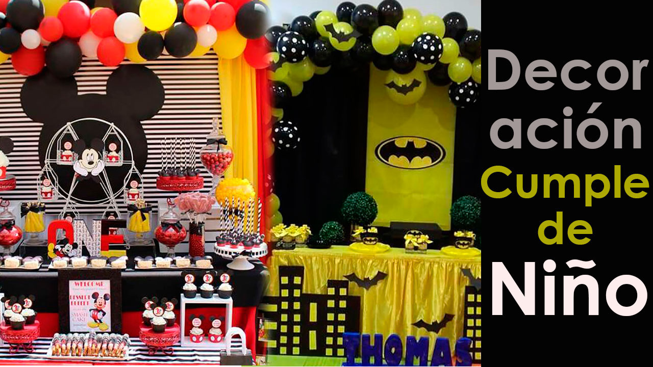 10 Ideas para Decorar un Cumpleaños de Niño - decoracion para fiestas