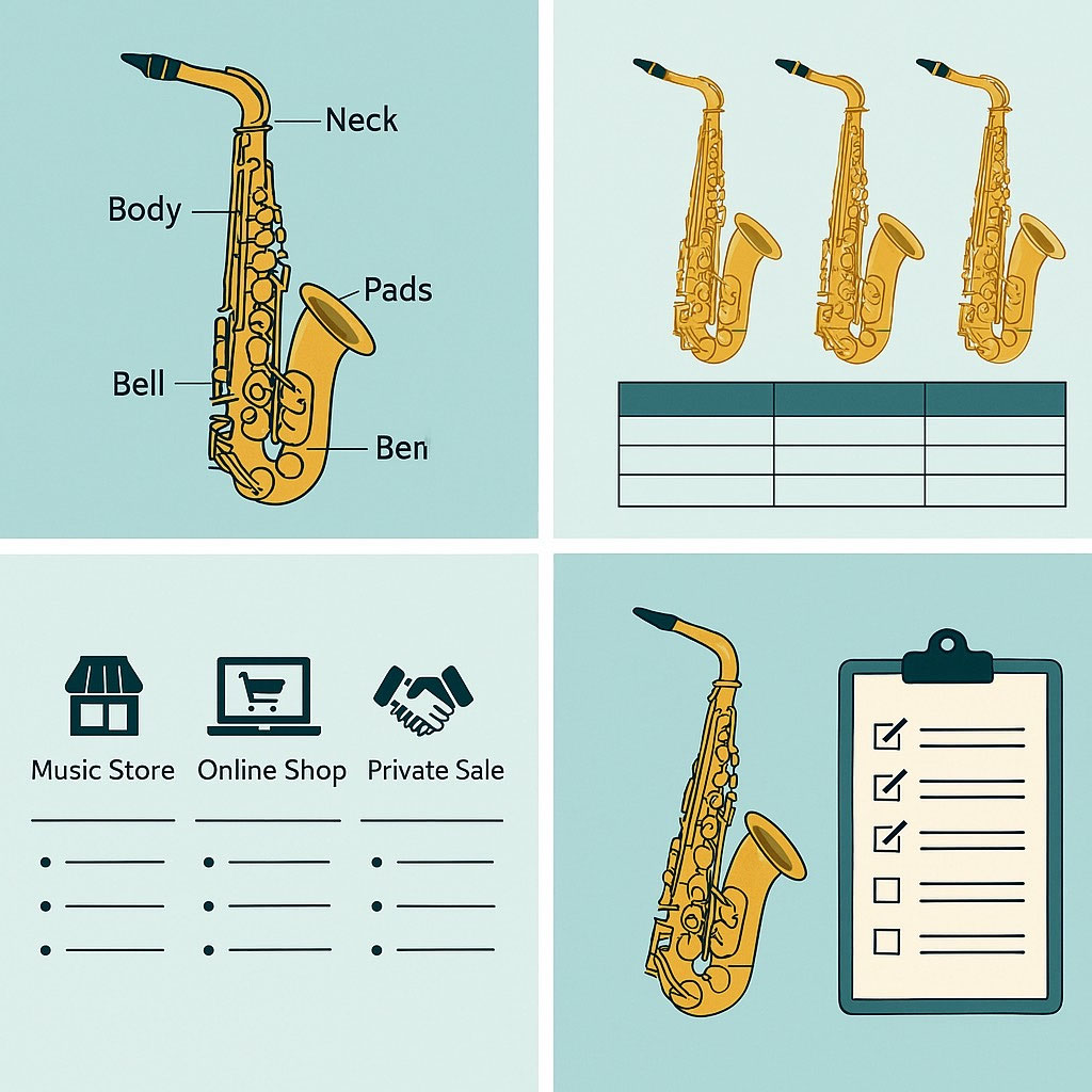 未使用！ サックス初心者用 （楽器置き付） 中古サックスの選び方ガイド【初心者向け】 - ミュージック