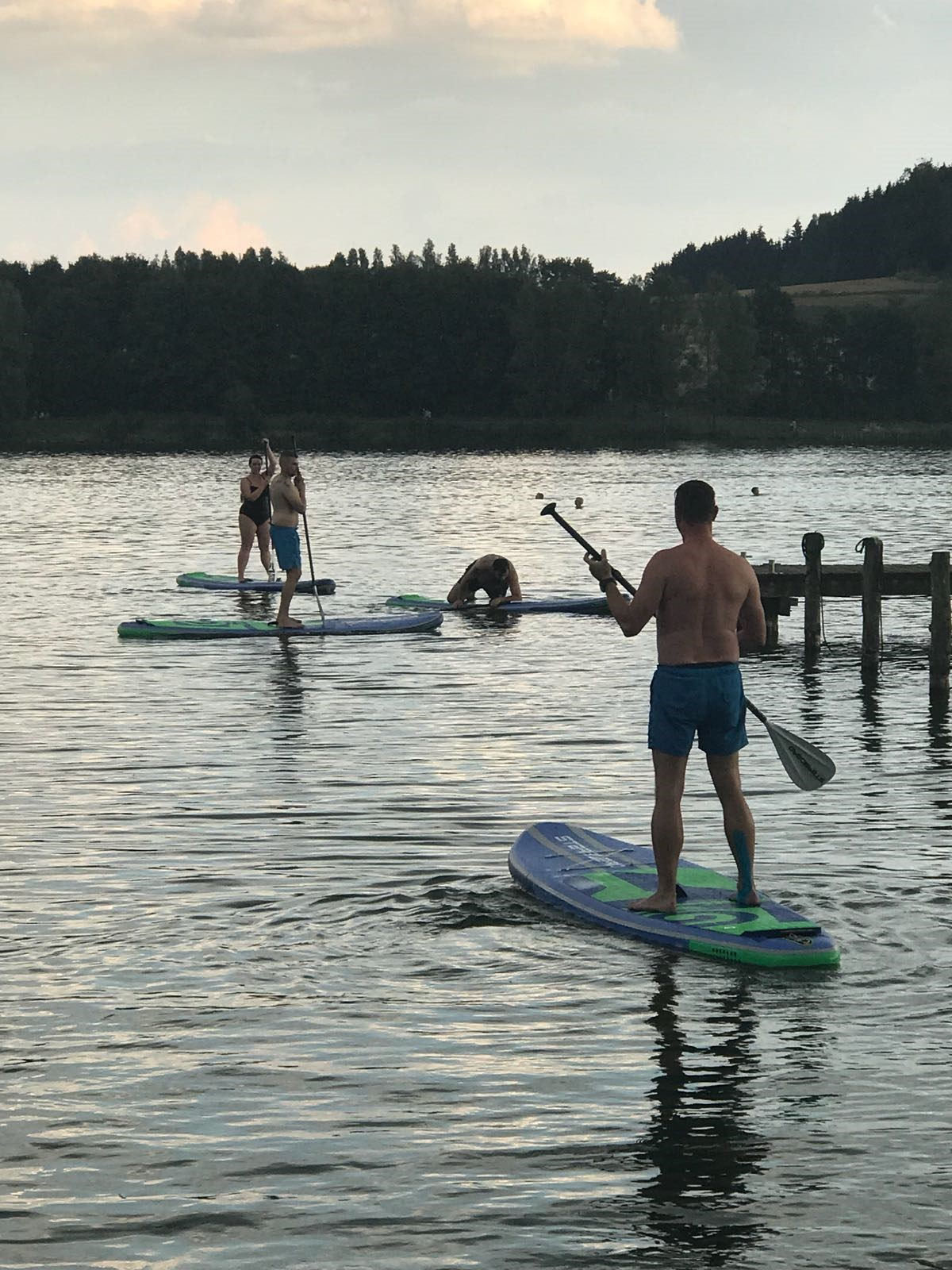 StandUpPaddling am Untreusee Hofer Eishärnla