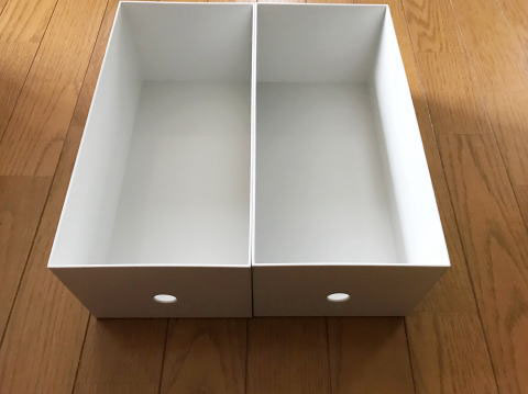 【ちぃ】★お部屋の模様替えに★無印良品　ポリプロピレン　ファイルボックス 再生ポリプロピレン入りファイルボックス・スタンダードタイプ