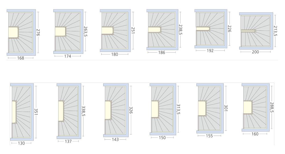 Gerade Treppe Platzbedarf - minimalistisches Interieur