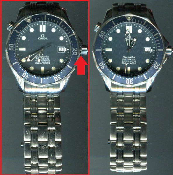 OMEGA オメガ シーマスター 54年製 ダークブルーリダンダイアル
