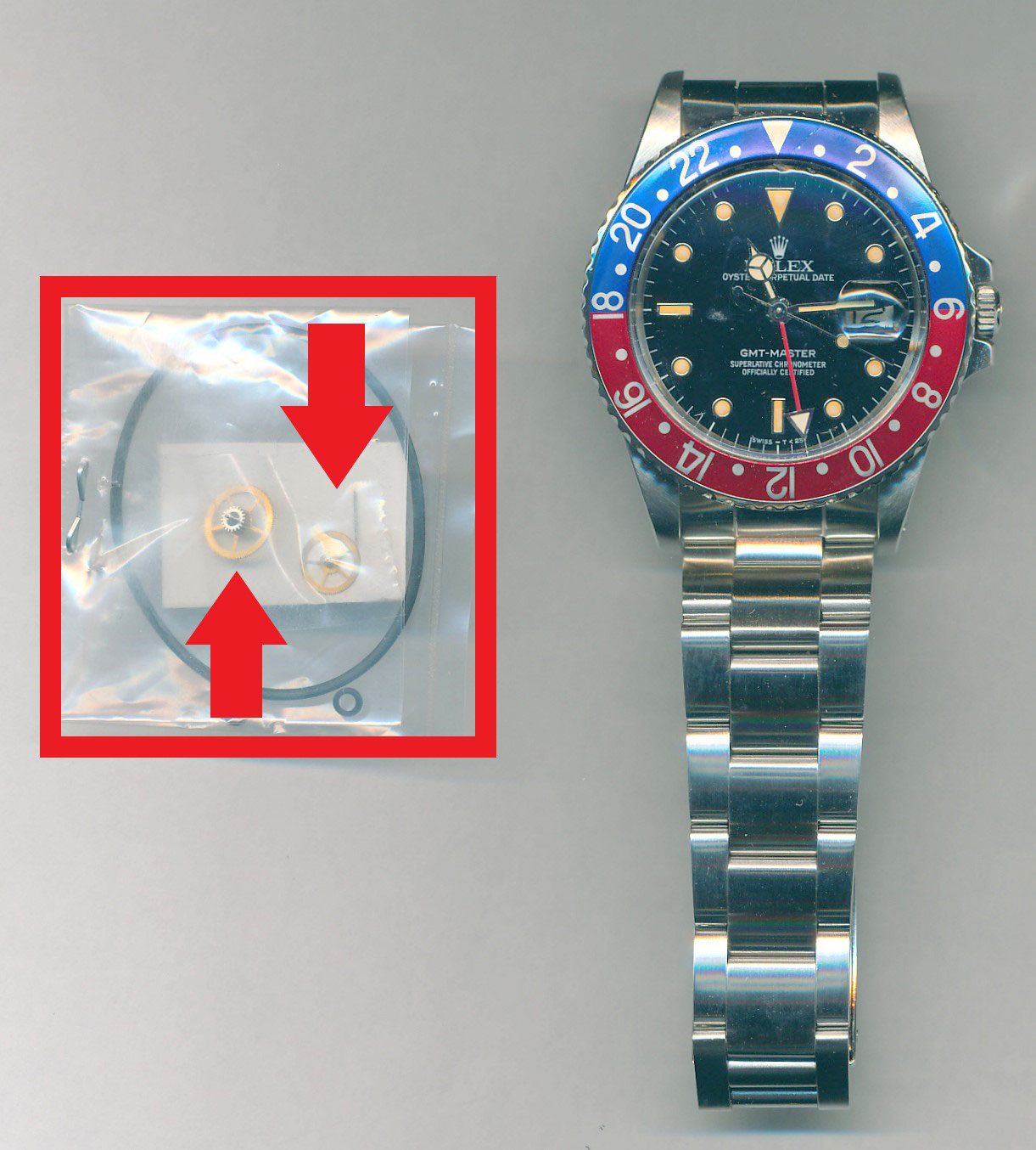 ロレックス（ROLEX)GMTマスター（Rif.16750）の