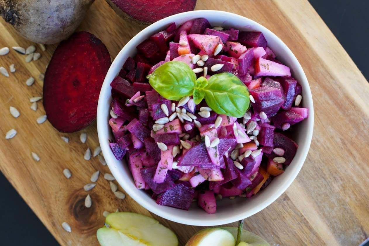 Rote-Bete-Apfel-Salat | clean, vegetarisch &amp; schnell zubereitet - KULTBEERE
