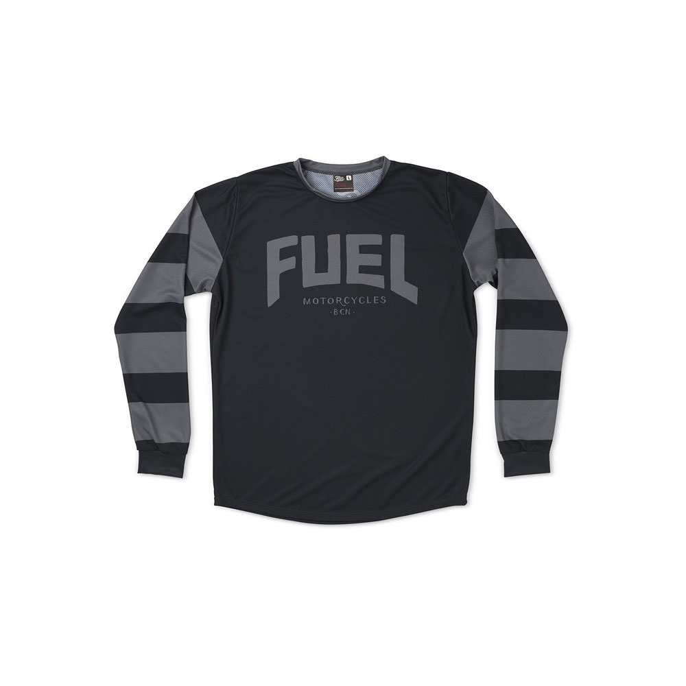 FUEL MOTORCYCLES GREY STRIPES ENDURO JERSEY I