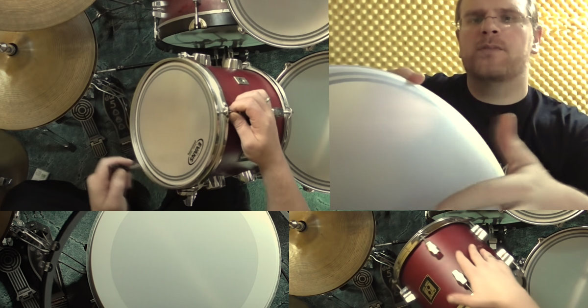 DrumSet Tuning Bass, Snare & Toms HAPPYDRUMS