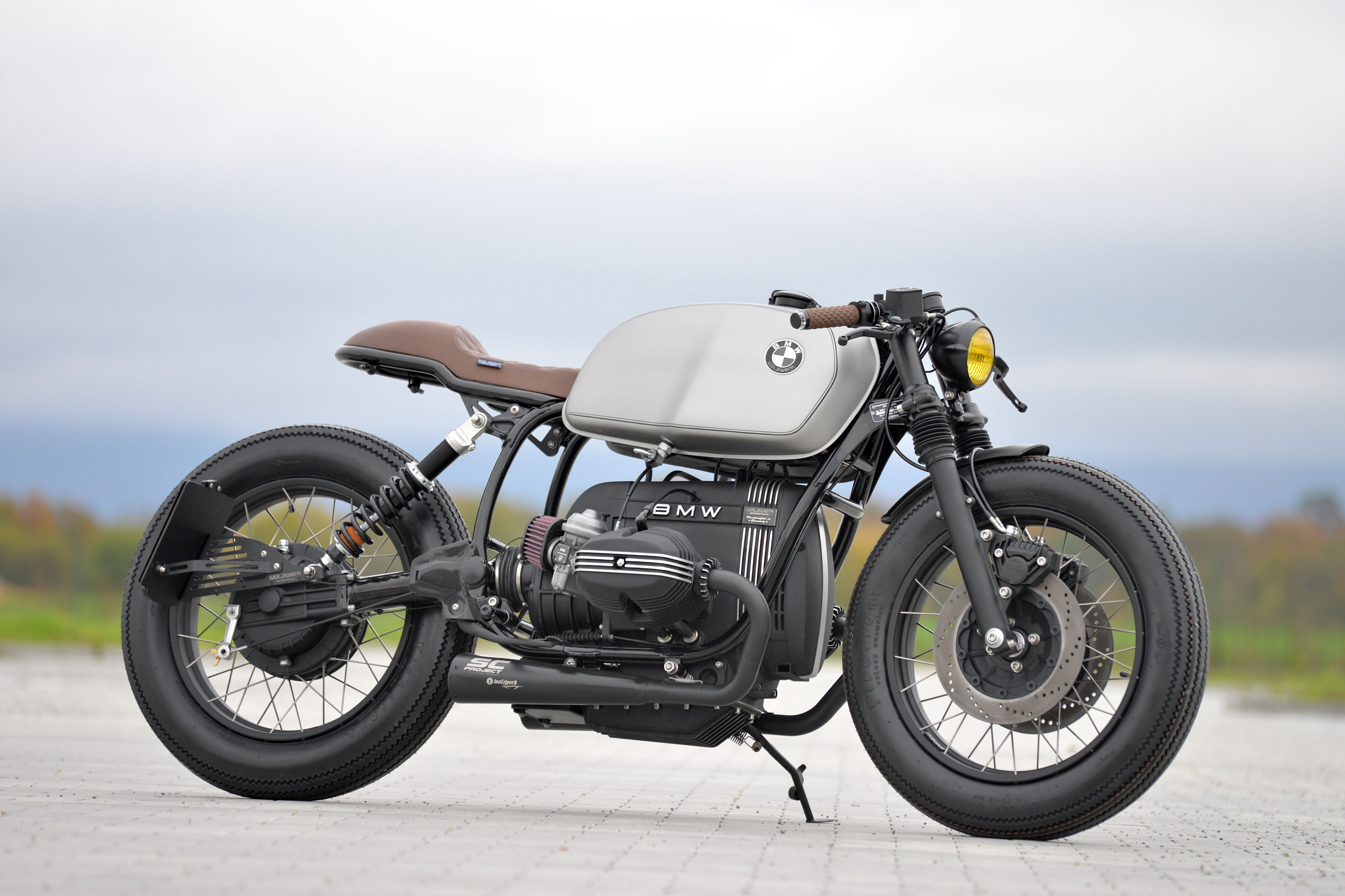 New Bike SCHIZZO® Cafe Racer in "Alu Beam Silver