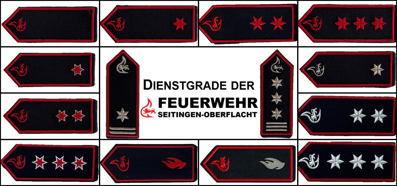 Dienstgrade in der Freiwilligen Feuerwehr - Feuerwehr Seitingen-Oberflacht