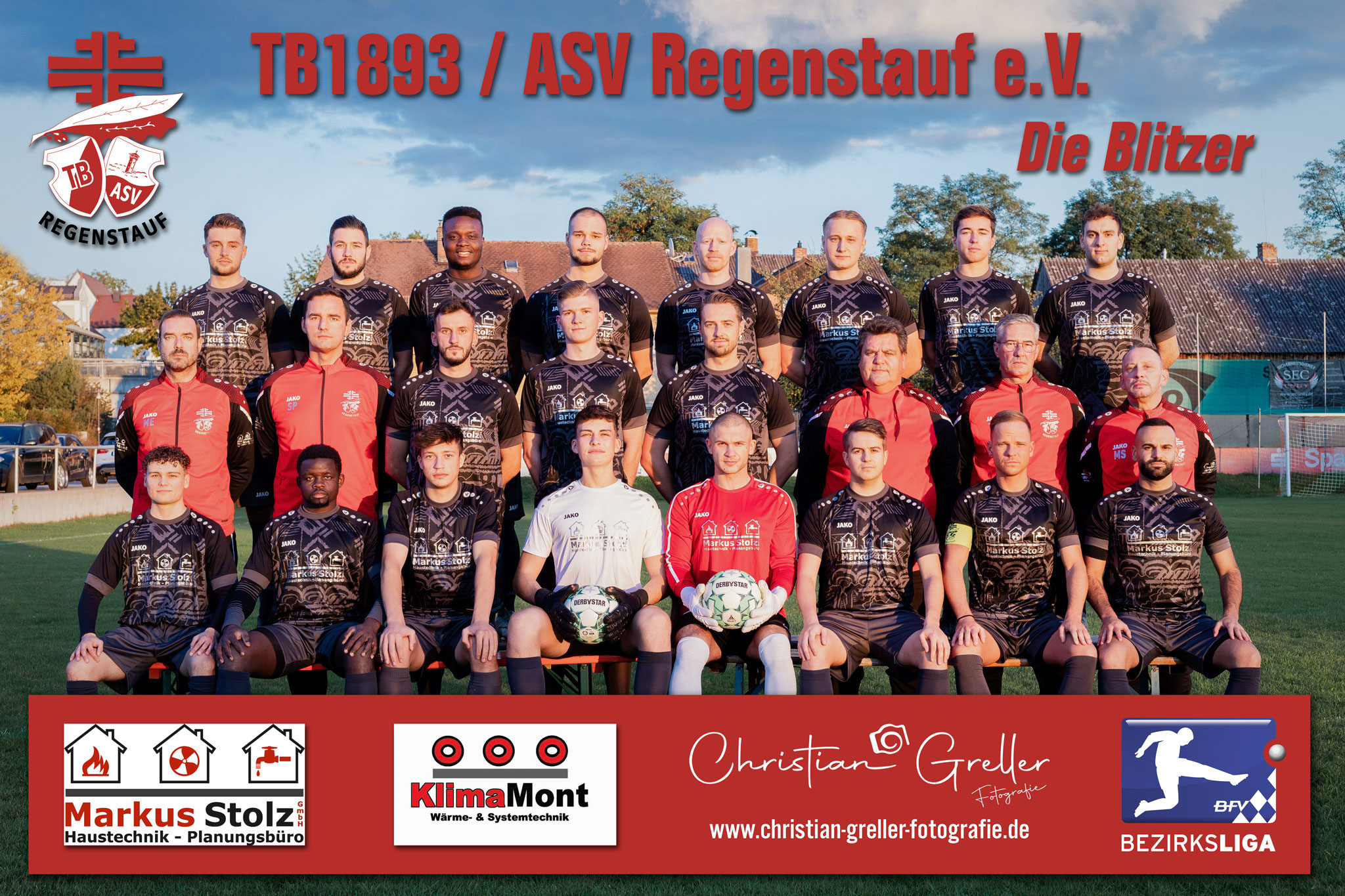 Offizielles Teamfoto des TB/ASV Regenstauf - Christian Greller Fotografie - Poster, Kunstdrucke ...