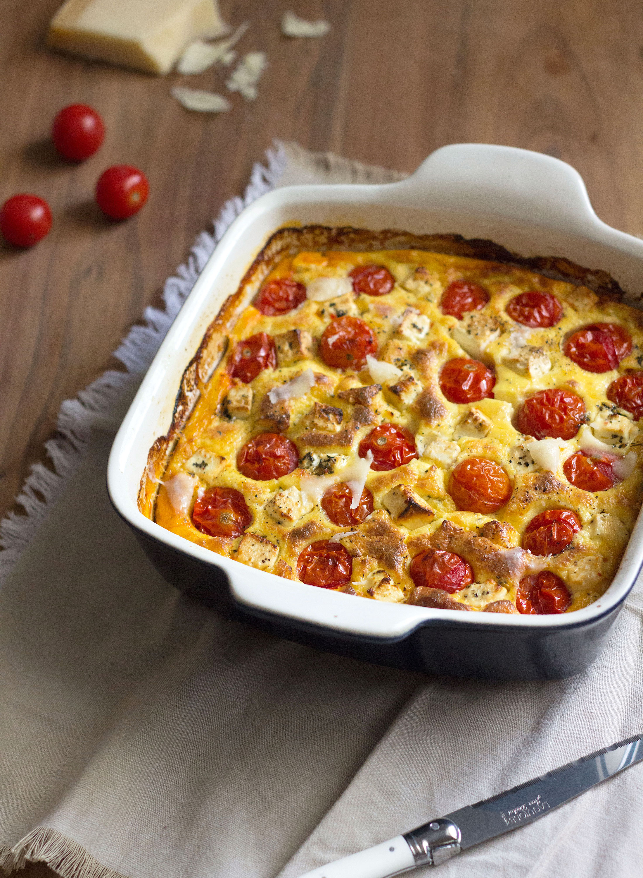 Gratin De Tomates Cerises A La Polenta Et Feta Lady Coquillette Recettes De Cuisine Gourmandes Et Creatives