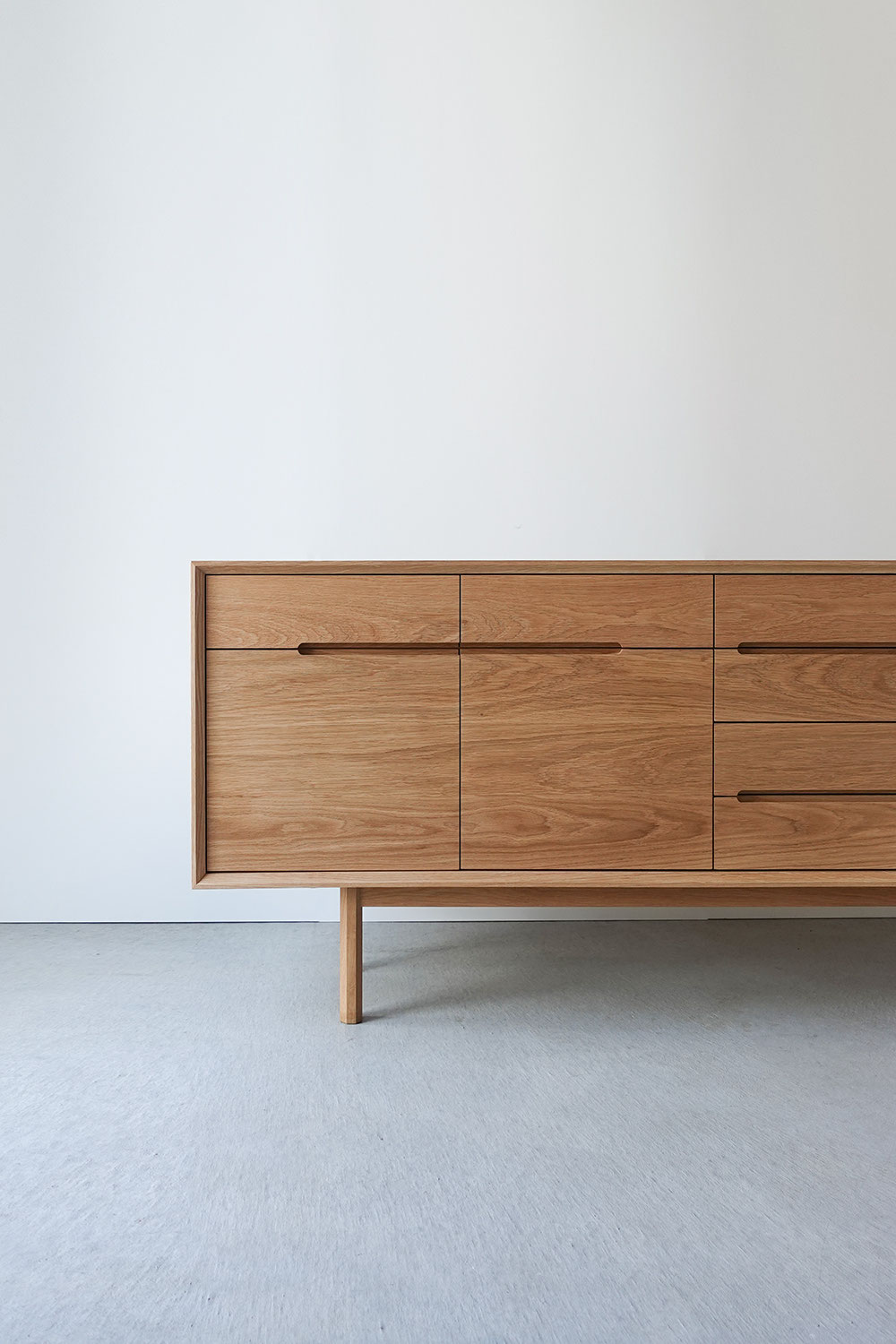 展示サンプル紹介-ナラ無垢材の