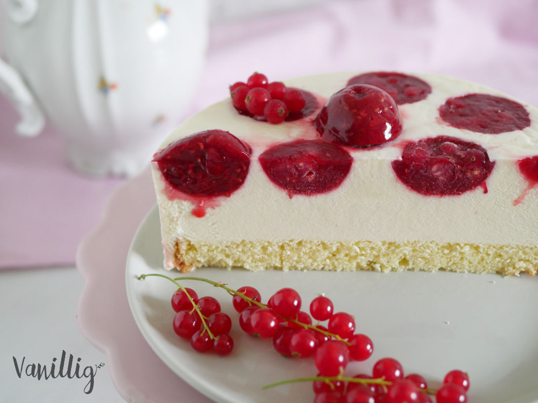 Mousse Torte Mit Weisser Schokolade Vanillig