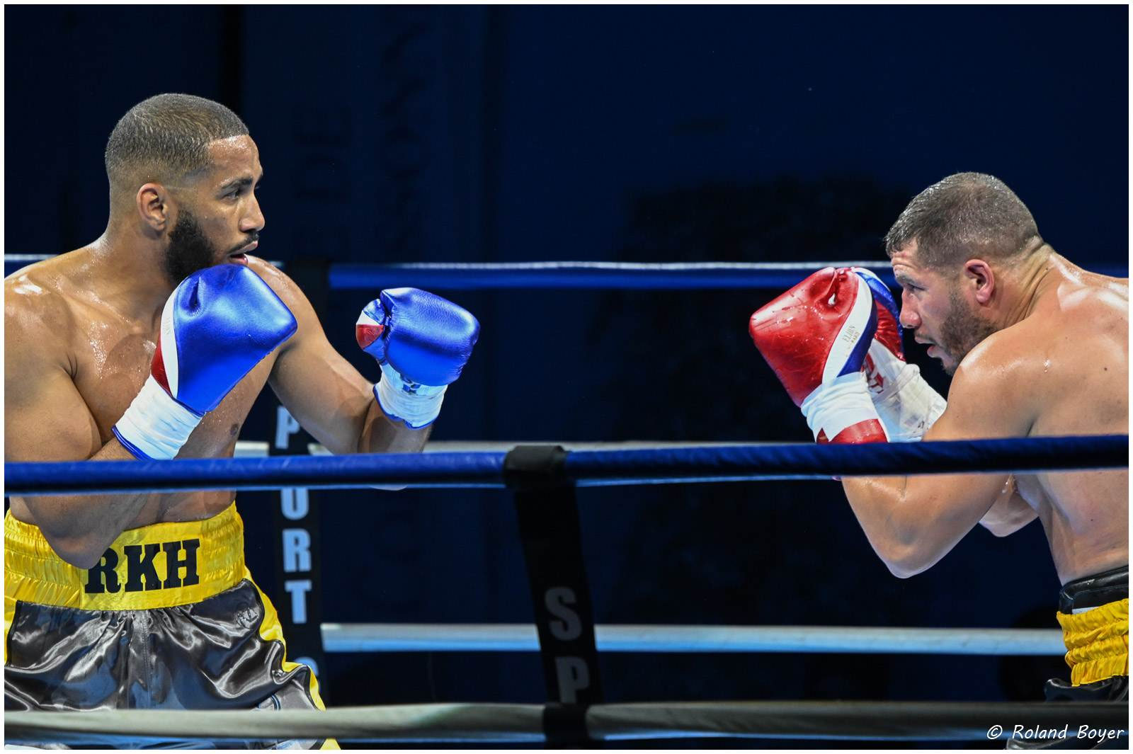 Gala de boxe anglaise Corbeil Essonnes Roland Boyer Photographe