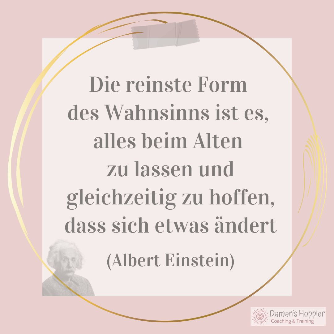 Wenn nicht jetzt wann dann?! Damaris Hoppler Coaching & Training