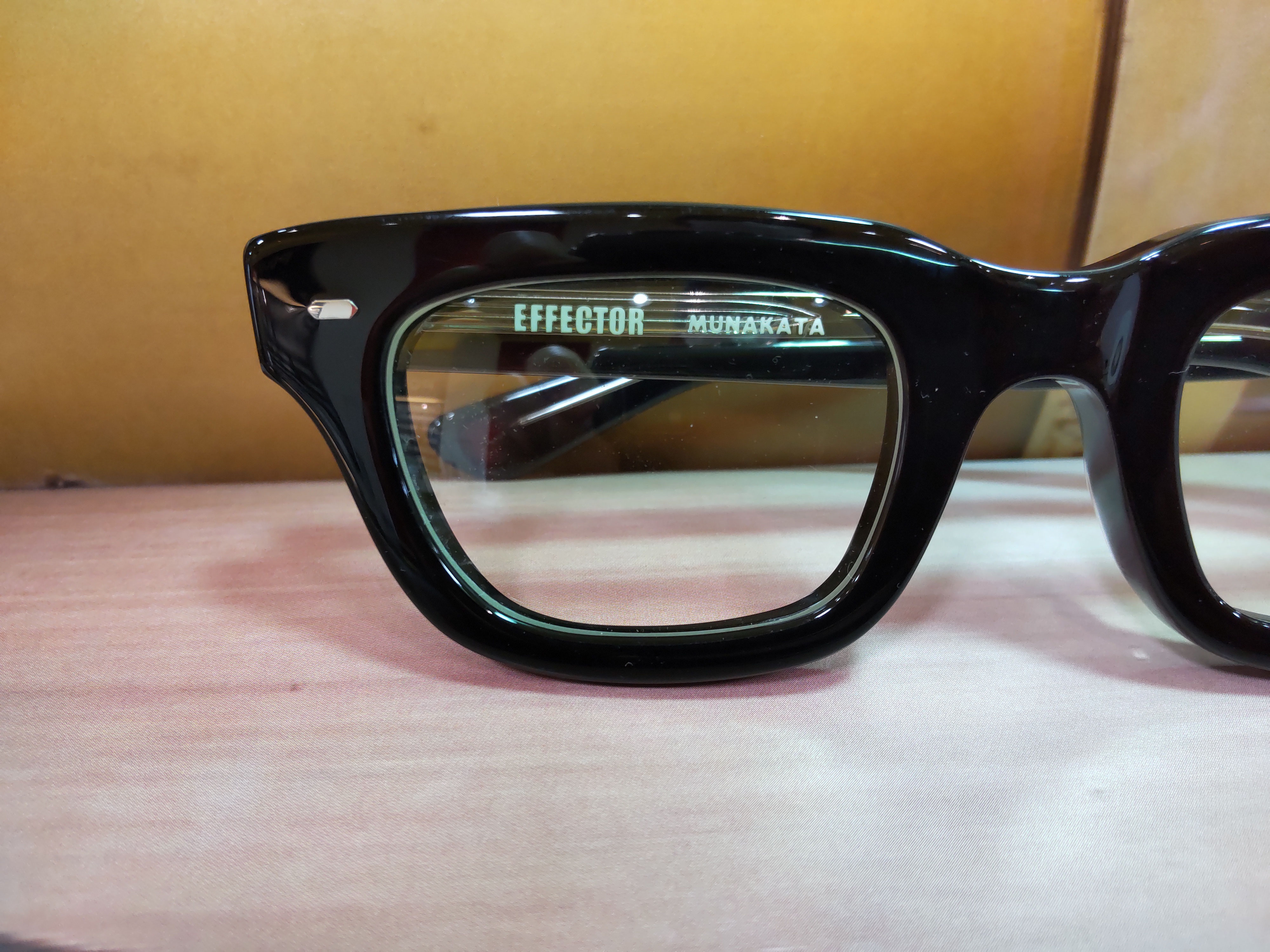 エフェクター ムナカタ メガネ 正規販売店 EFFECTOR MUNAKATA BK
