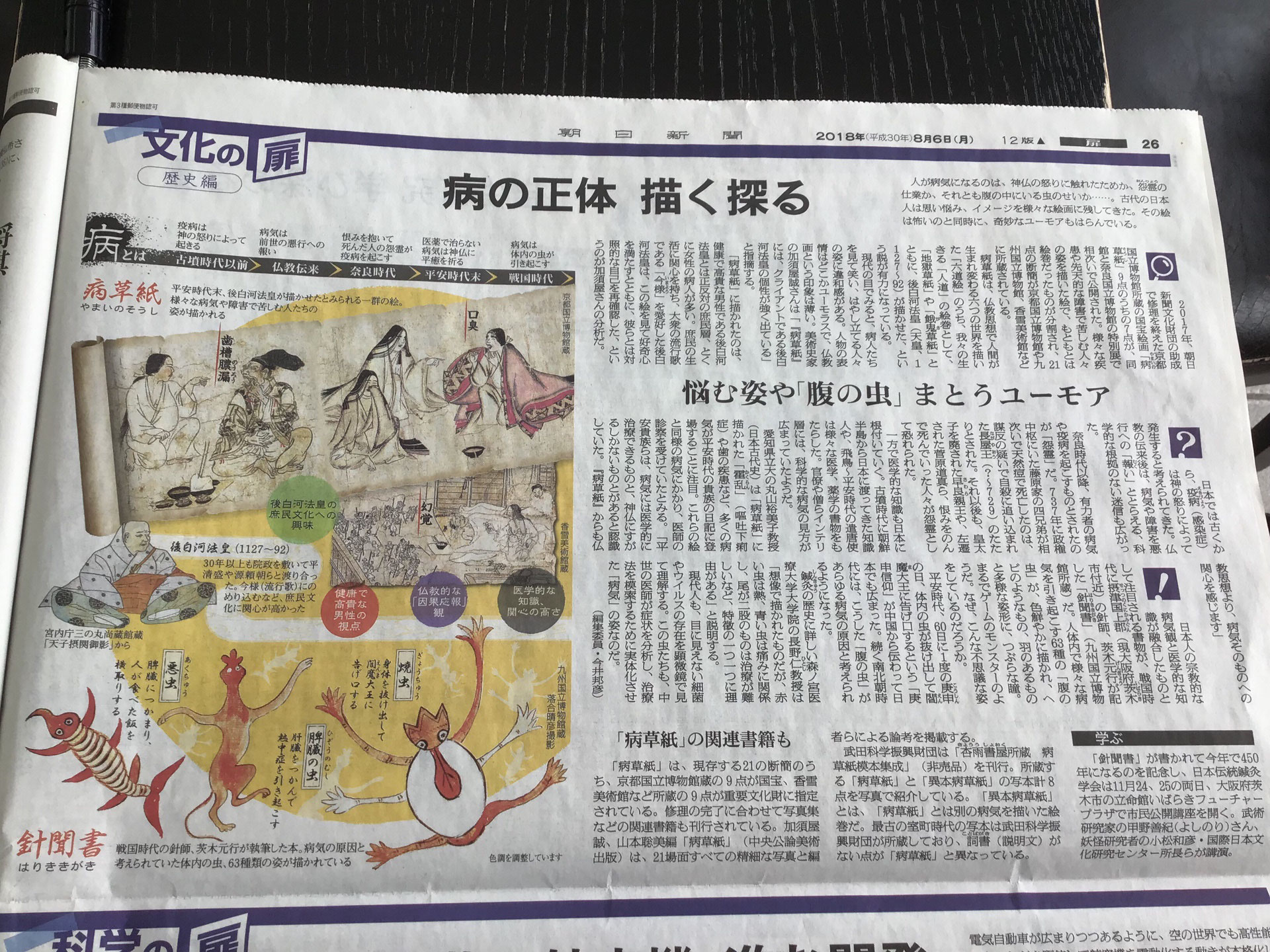 No41　病草紙（やまいのそうし）と針聞書（はりききがき）