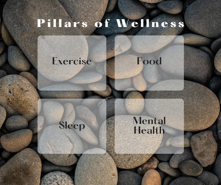 The Four Pillars of Wellness Support for Grief & Mental Health